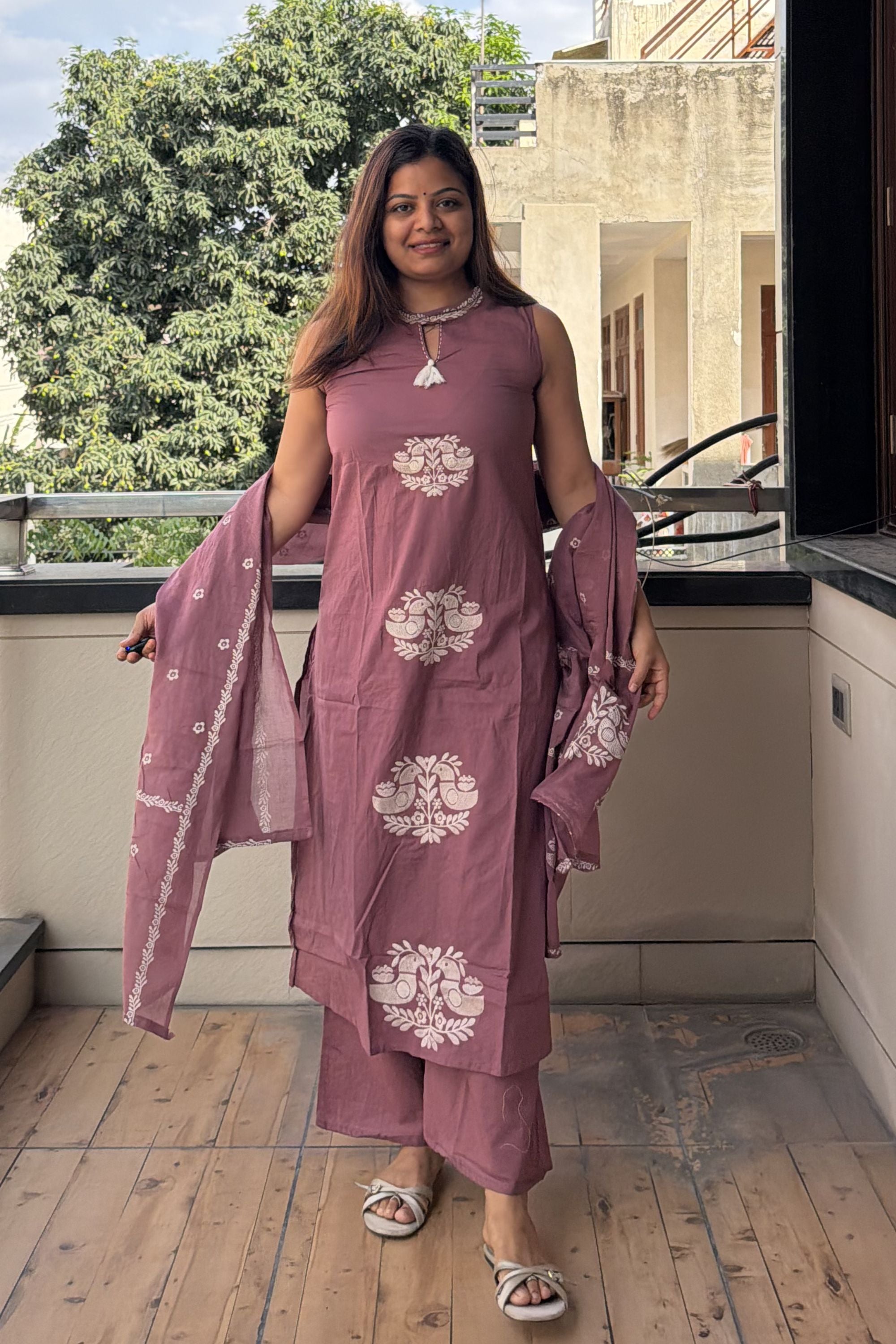 Dupatta Pant Set