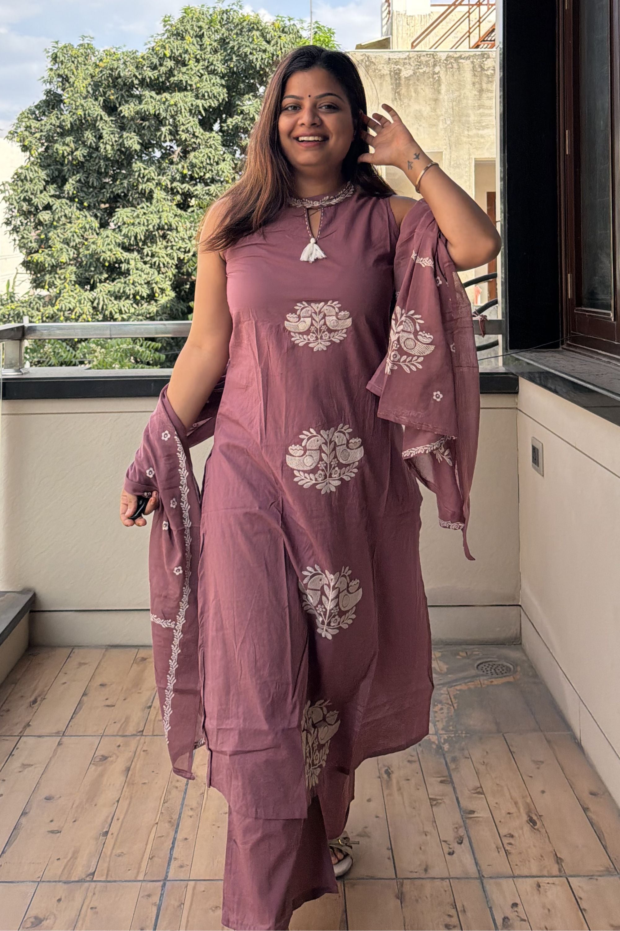 Dupatta Pant Set