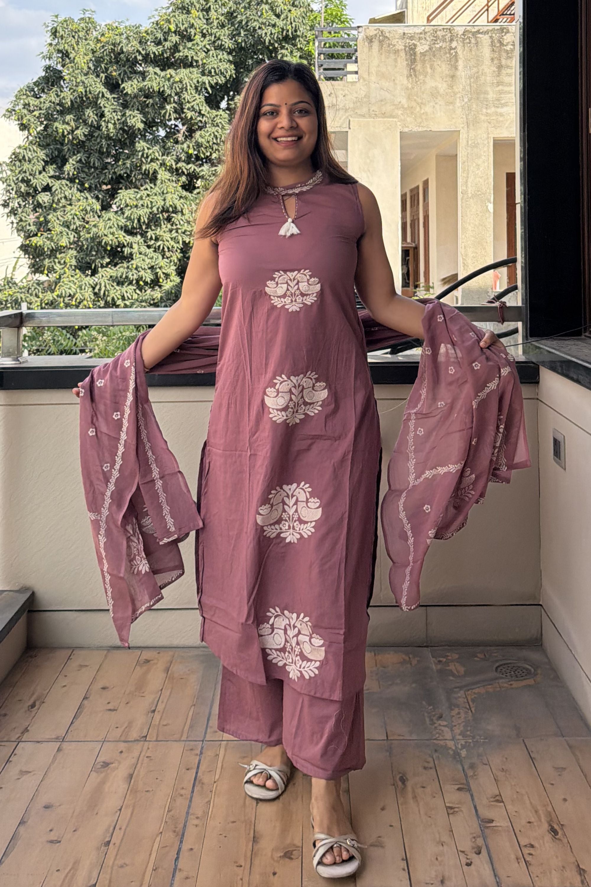 Dupatta Pant Set