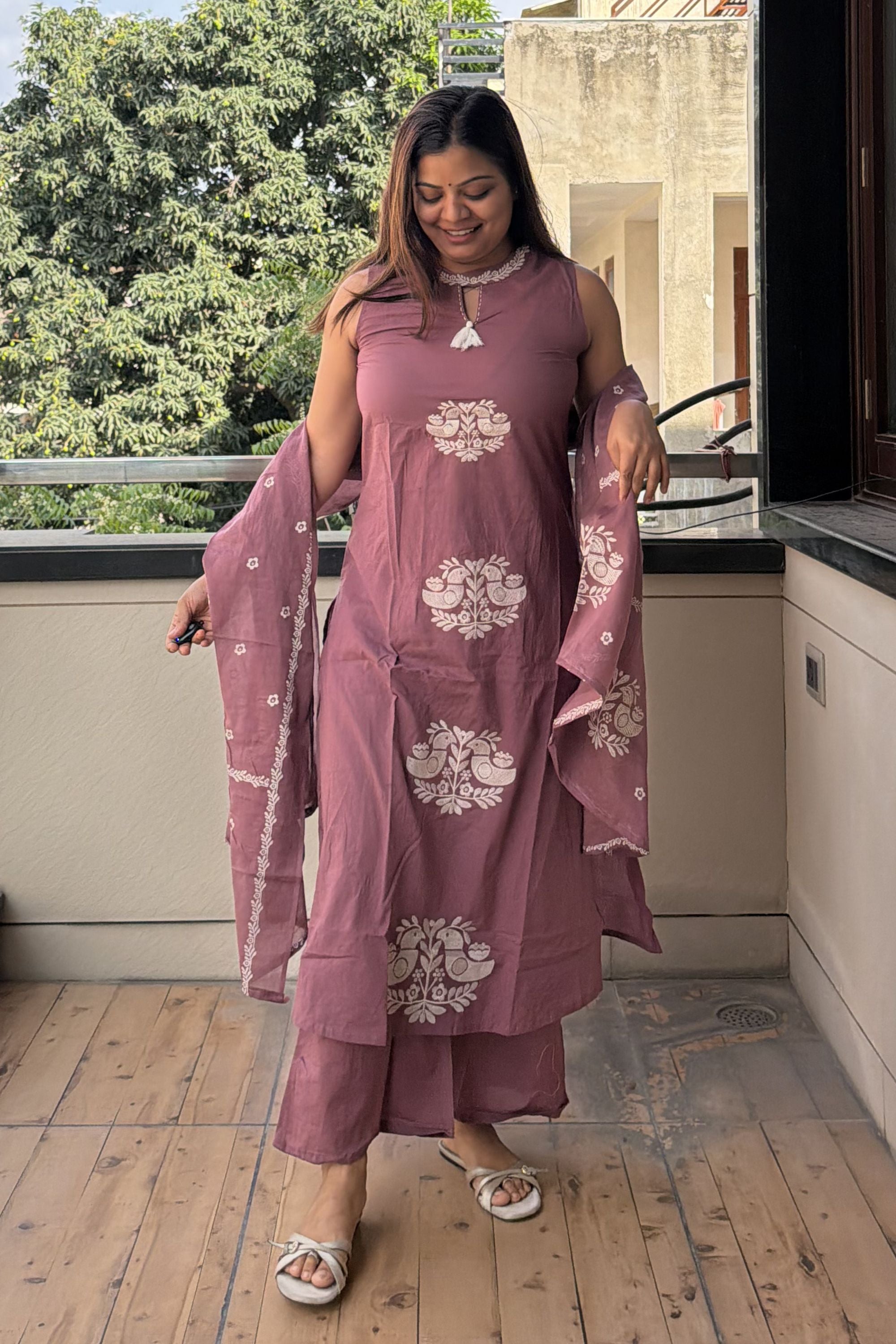 Dupatta Pant Set