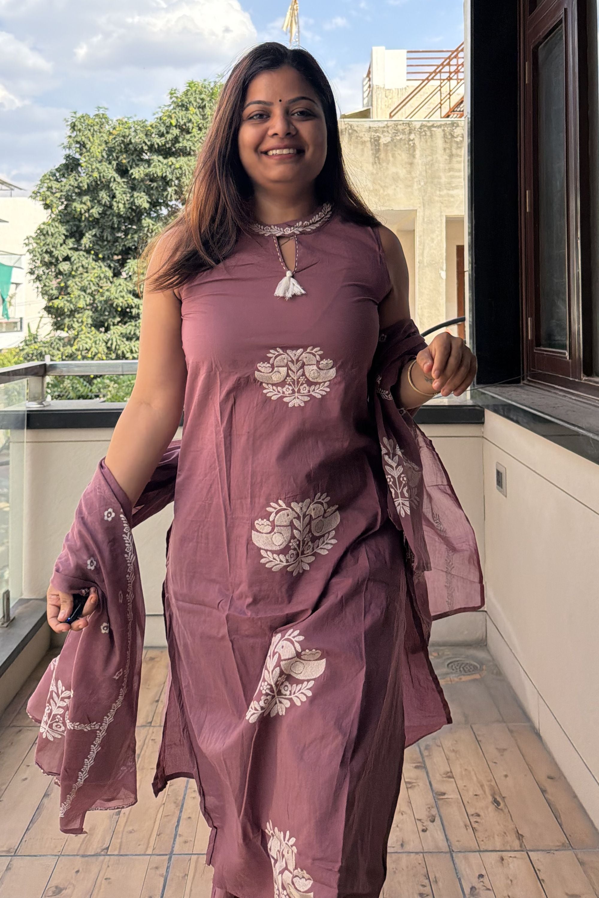 Dupatta Pant Set