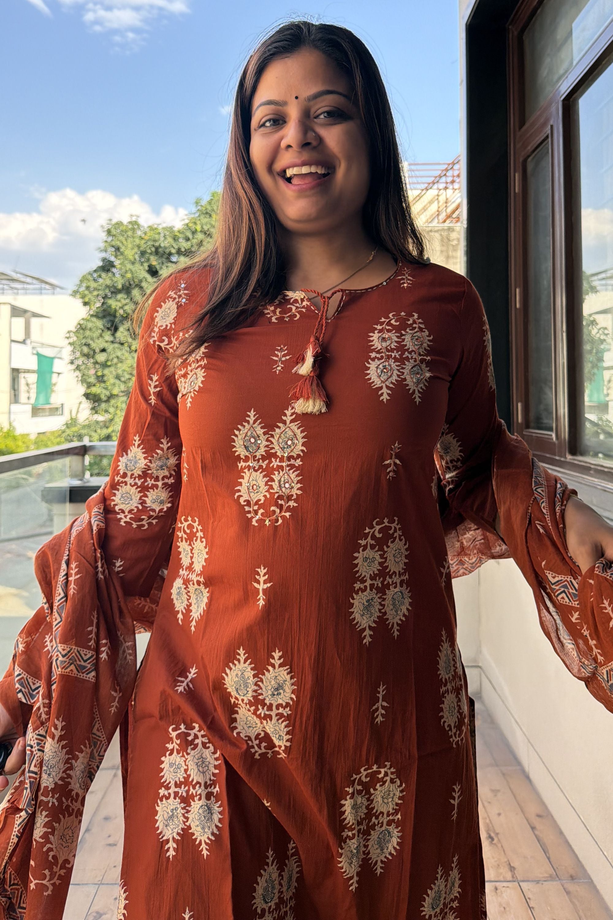 Dupatta Pant Set