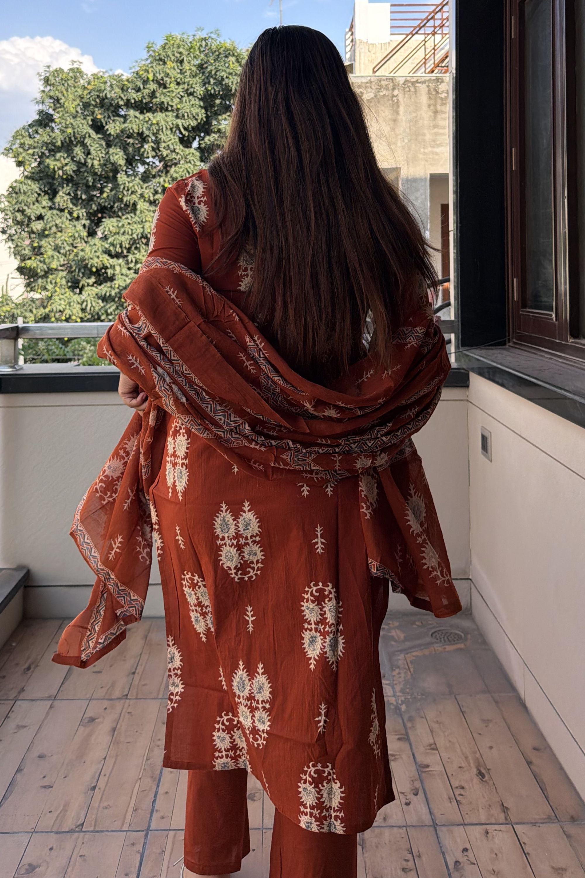 Dupatta Pant Set