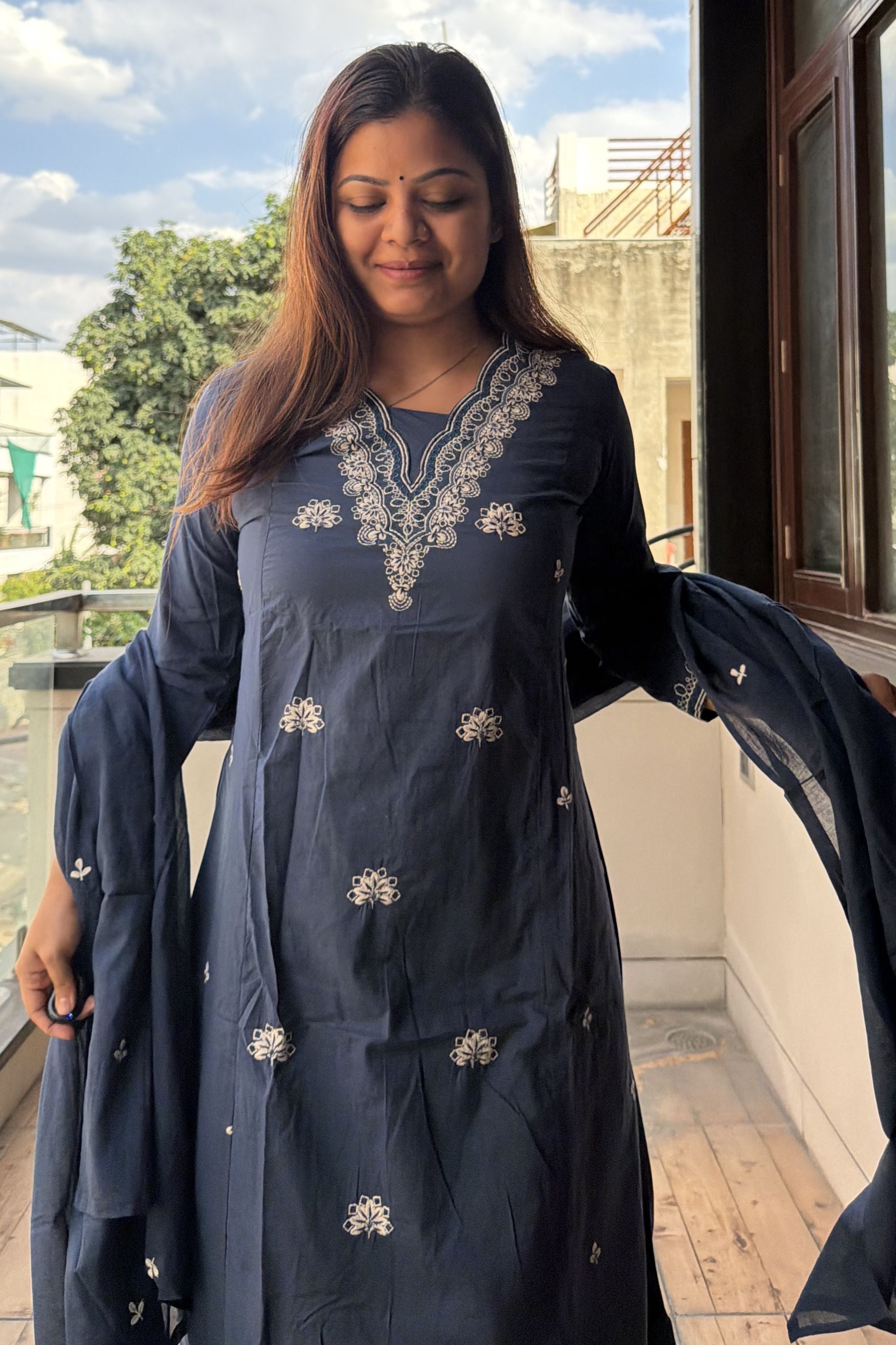 Dupatta Pant Set