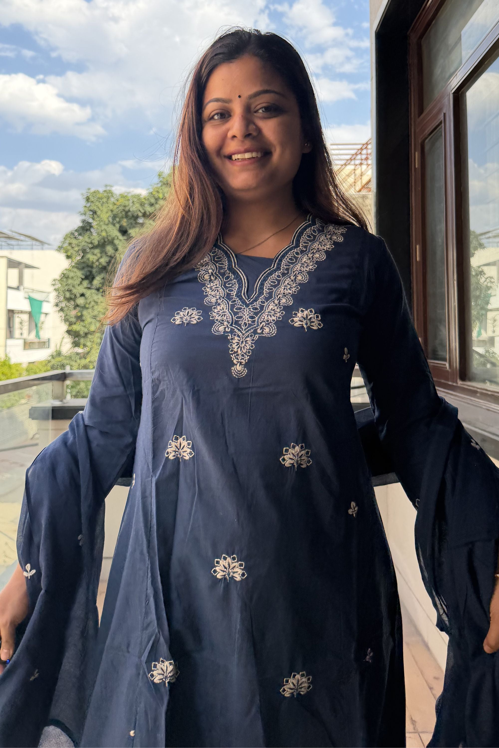 Dupatta Pant Set