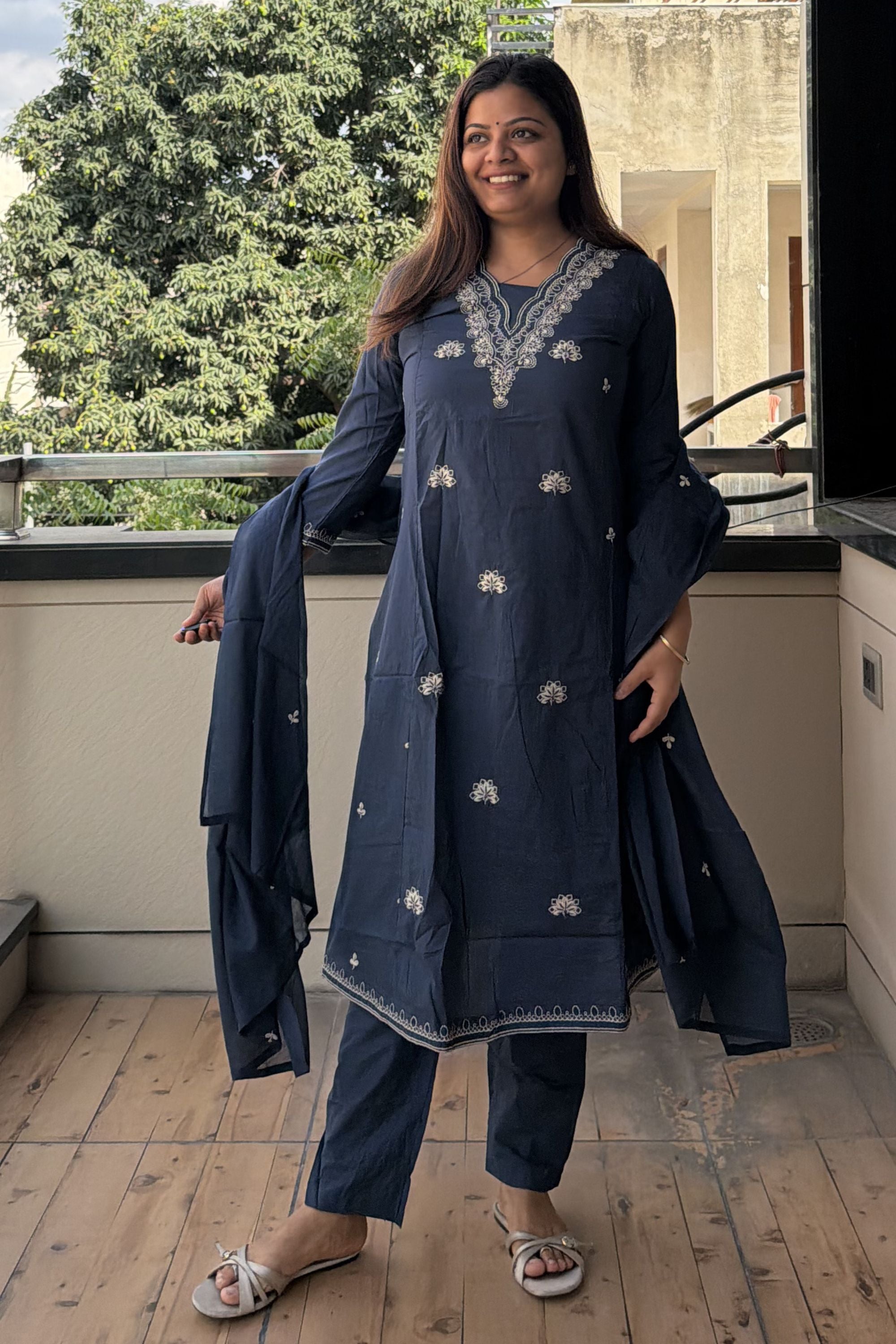 Dupatta Pant Set