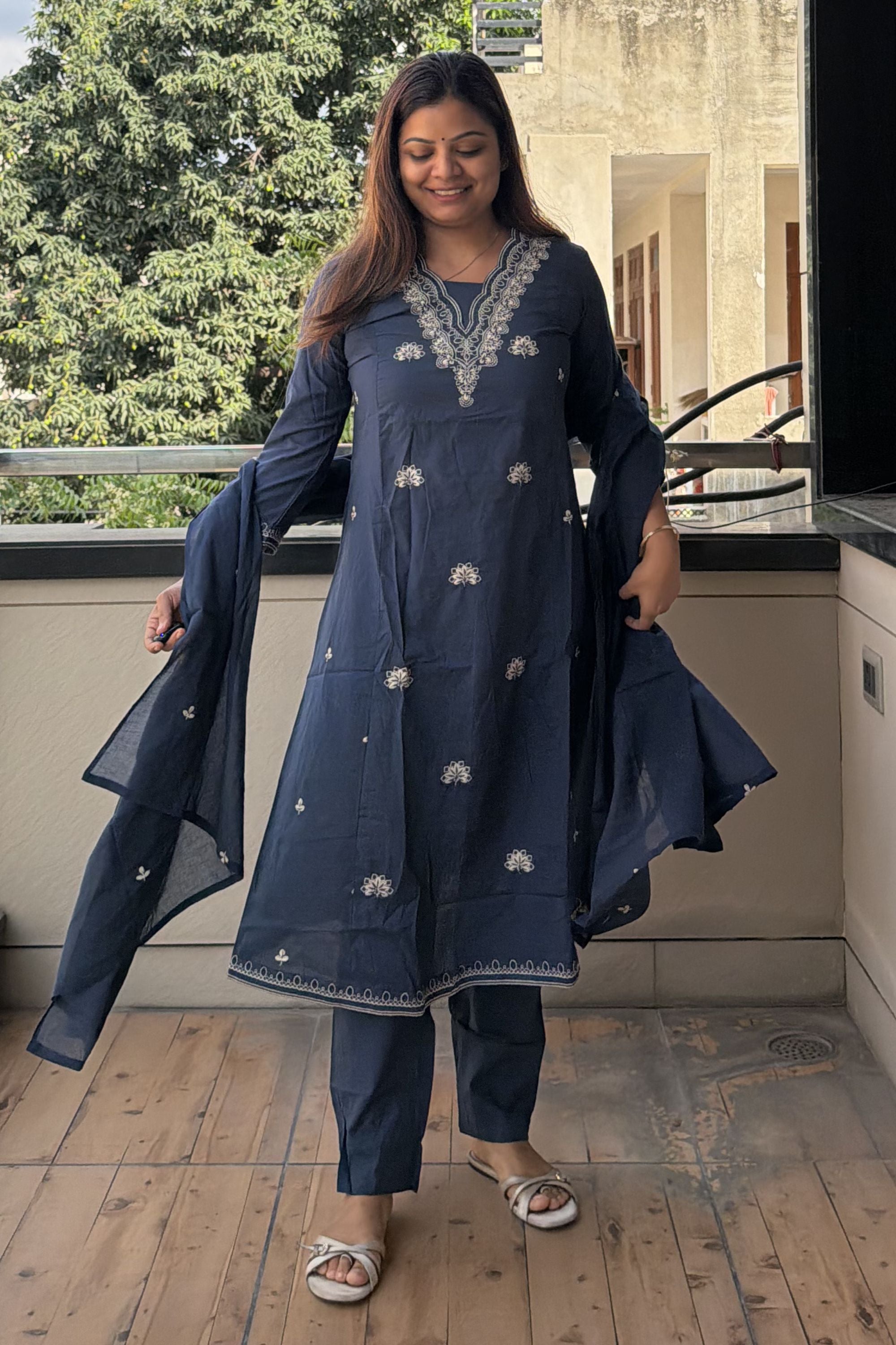 Dupatta Pant Set
