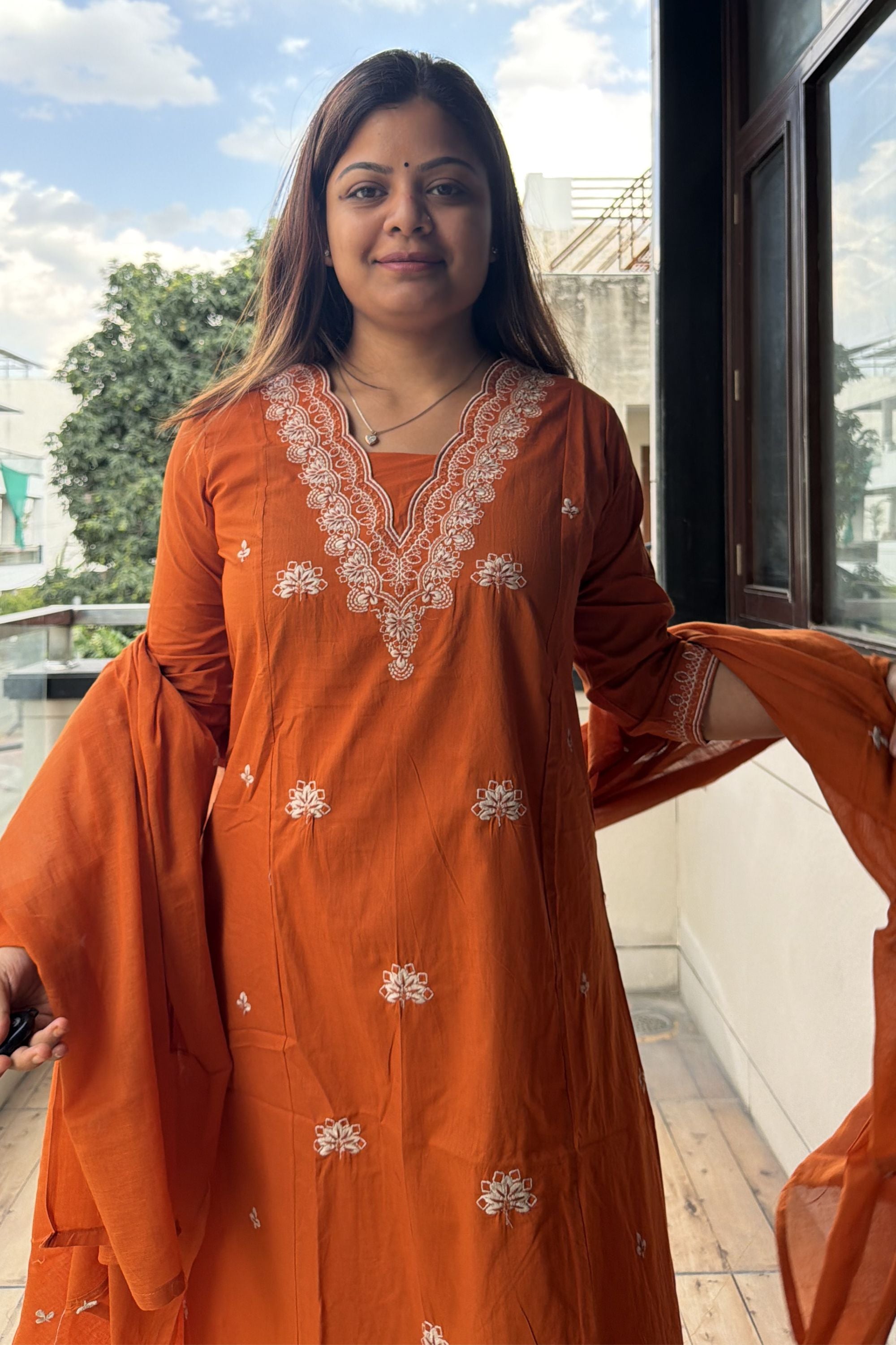 Dupatta Pant Set