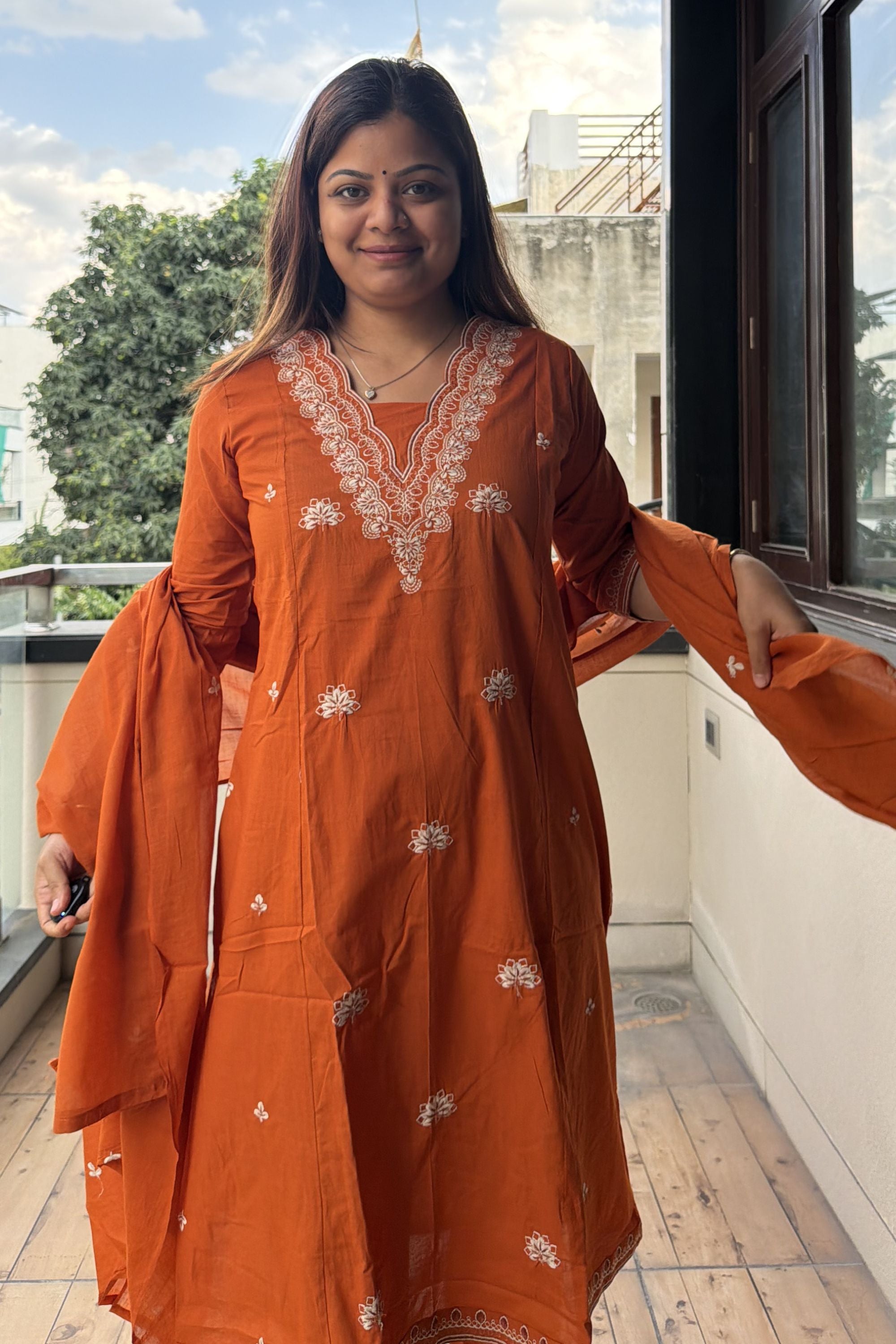 Dupatta Pant Set