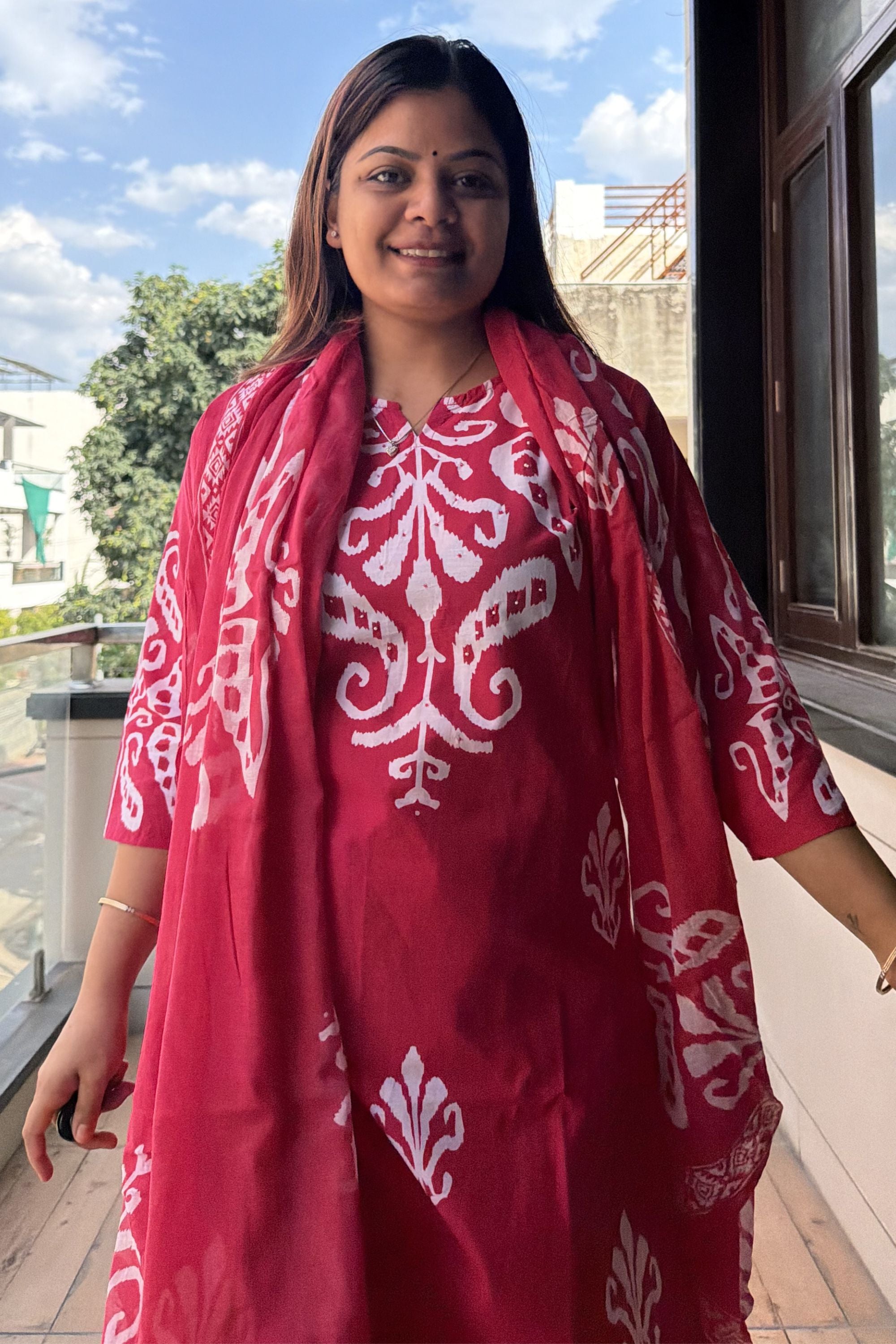 Dupatta Pant Set