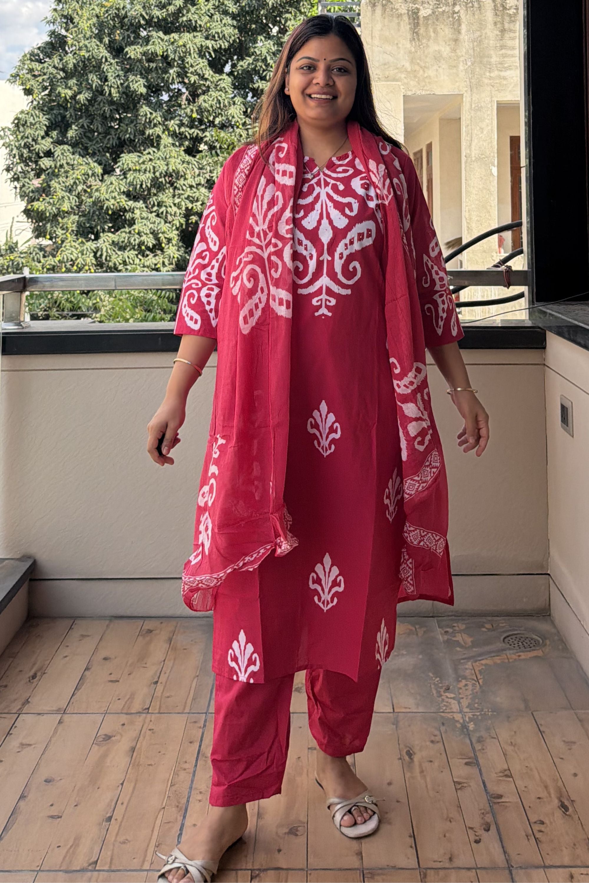 Dupatta Pant Set