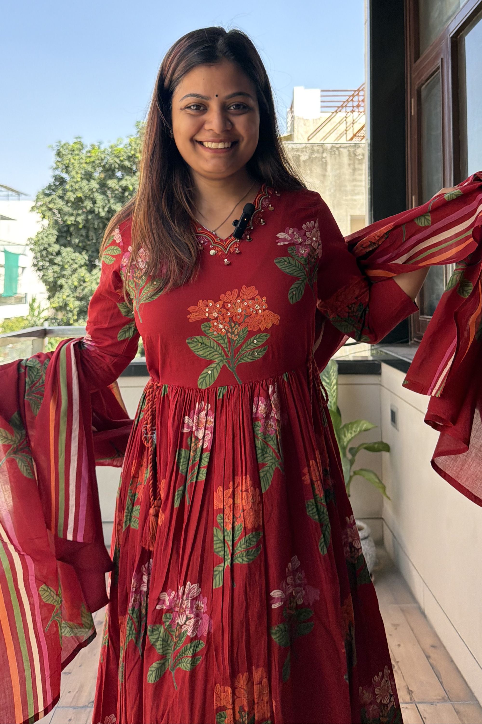 Anarkali Dupatta Set