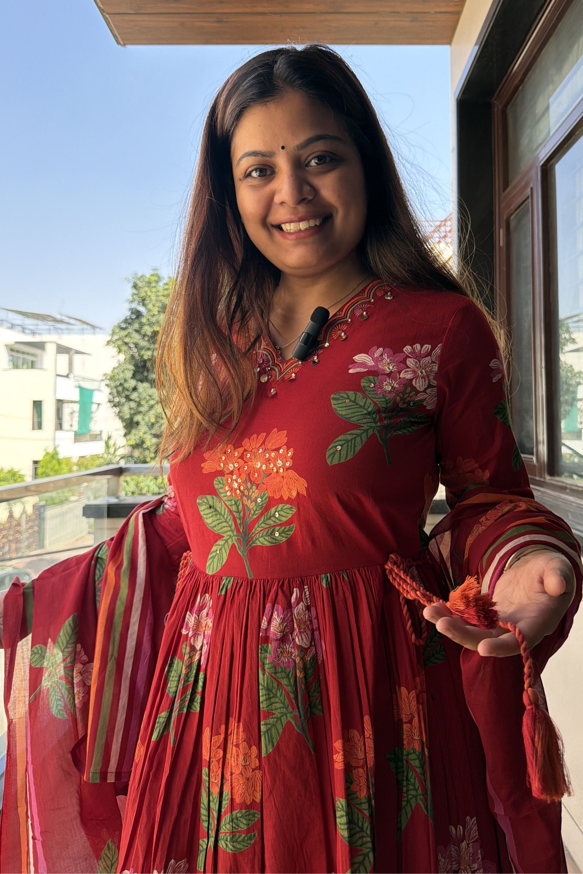 Anarkali Dupatta Set