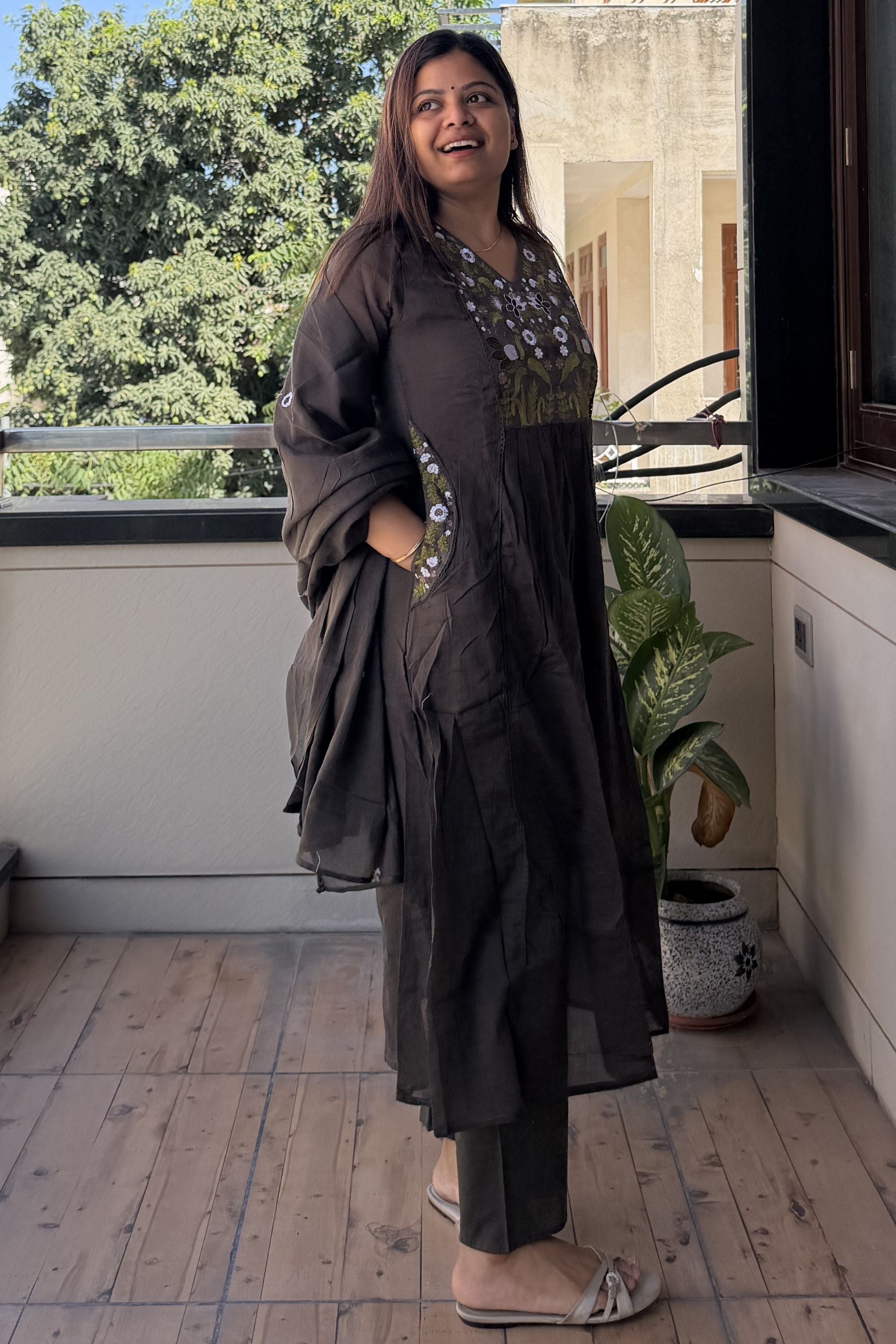 Dupatta Pant Set