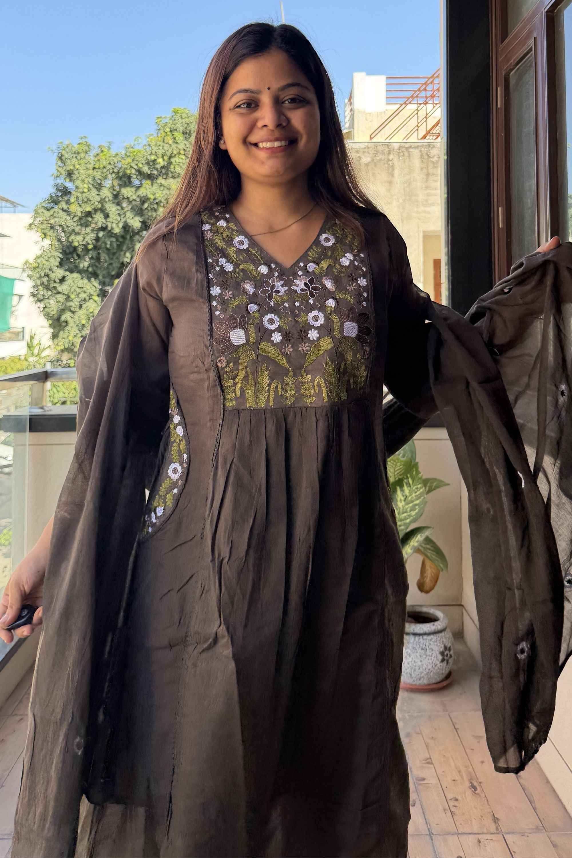 Dupatta Pant Set