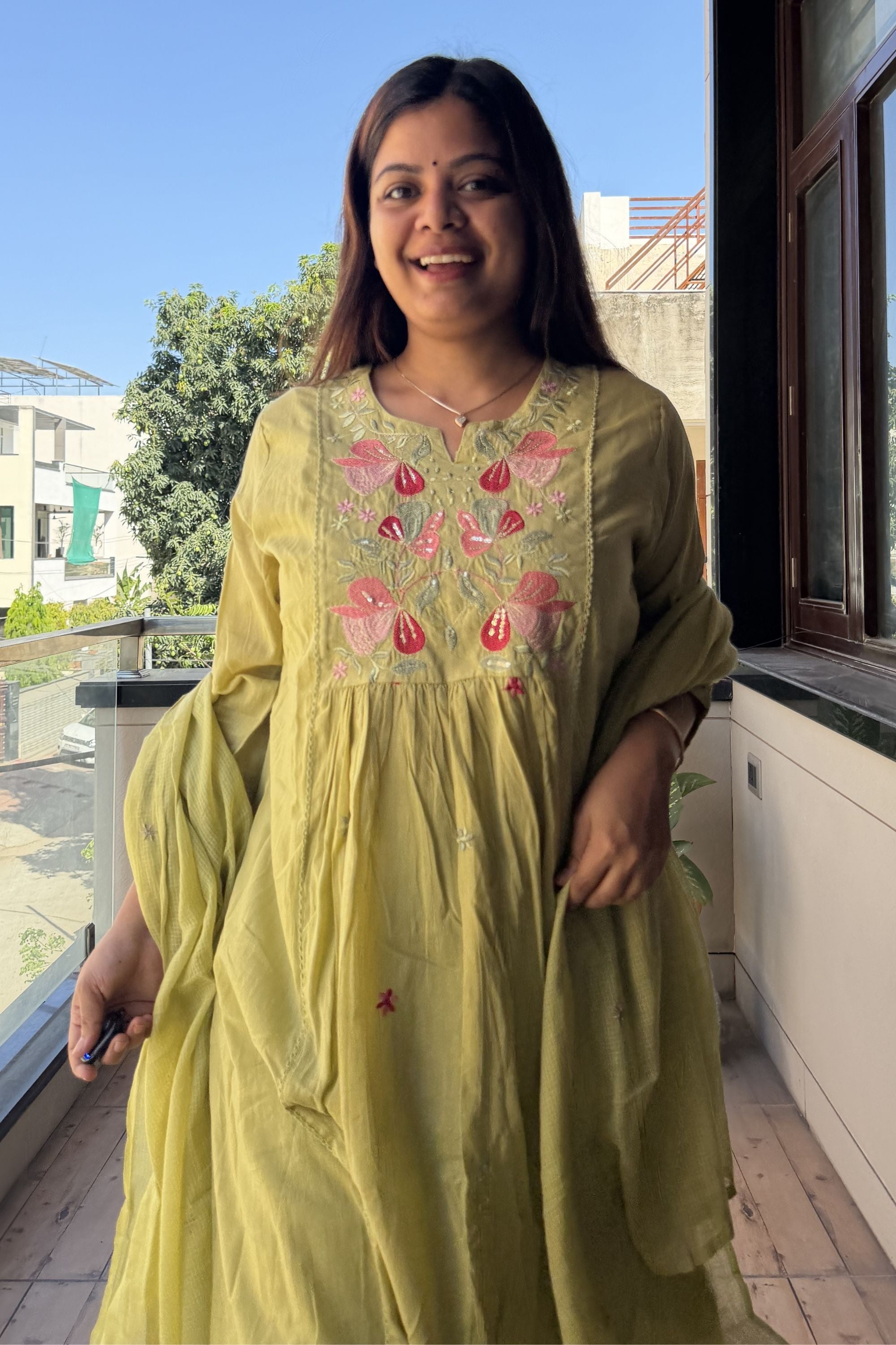 Dupatta Pant Set