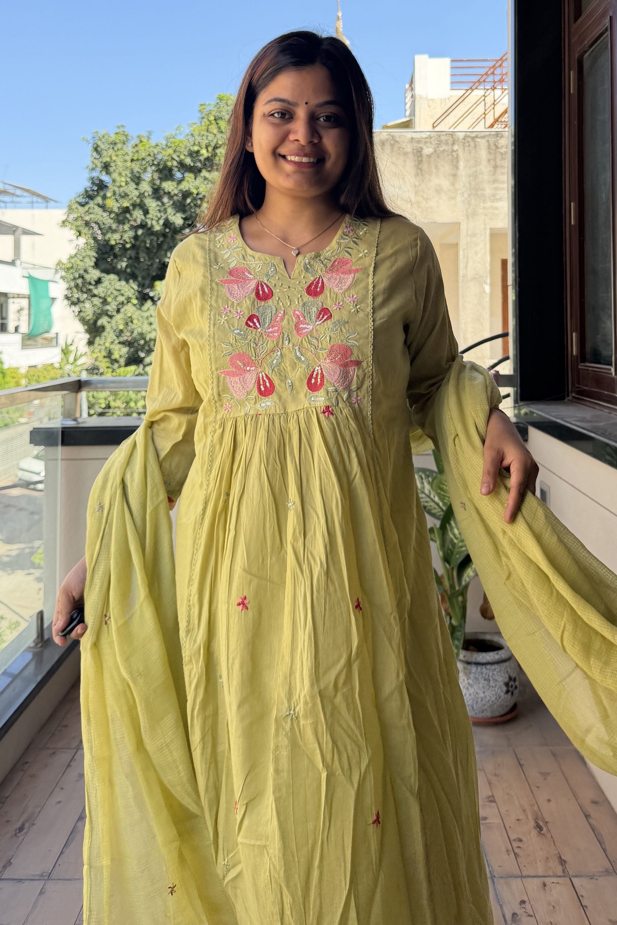 Dupatta Pant Set