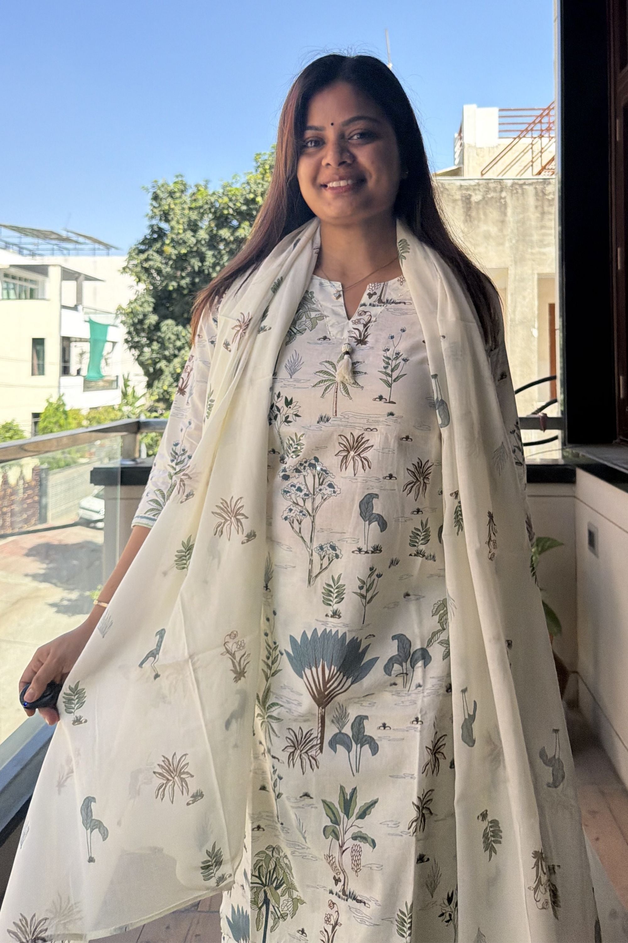 Dupatta Pant Set