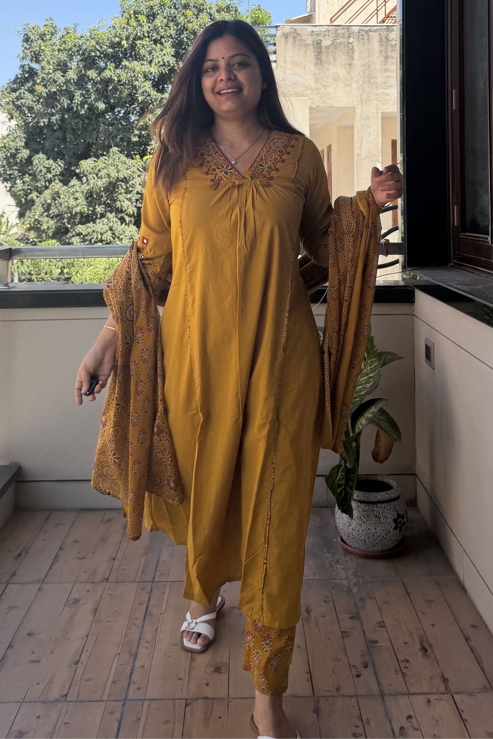 Dupatta Pant Set