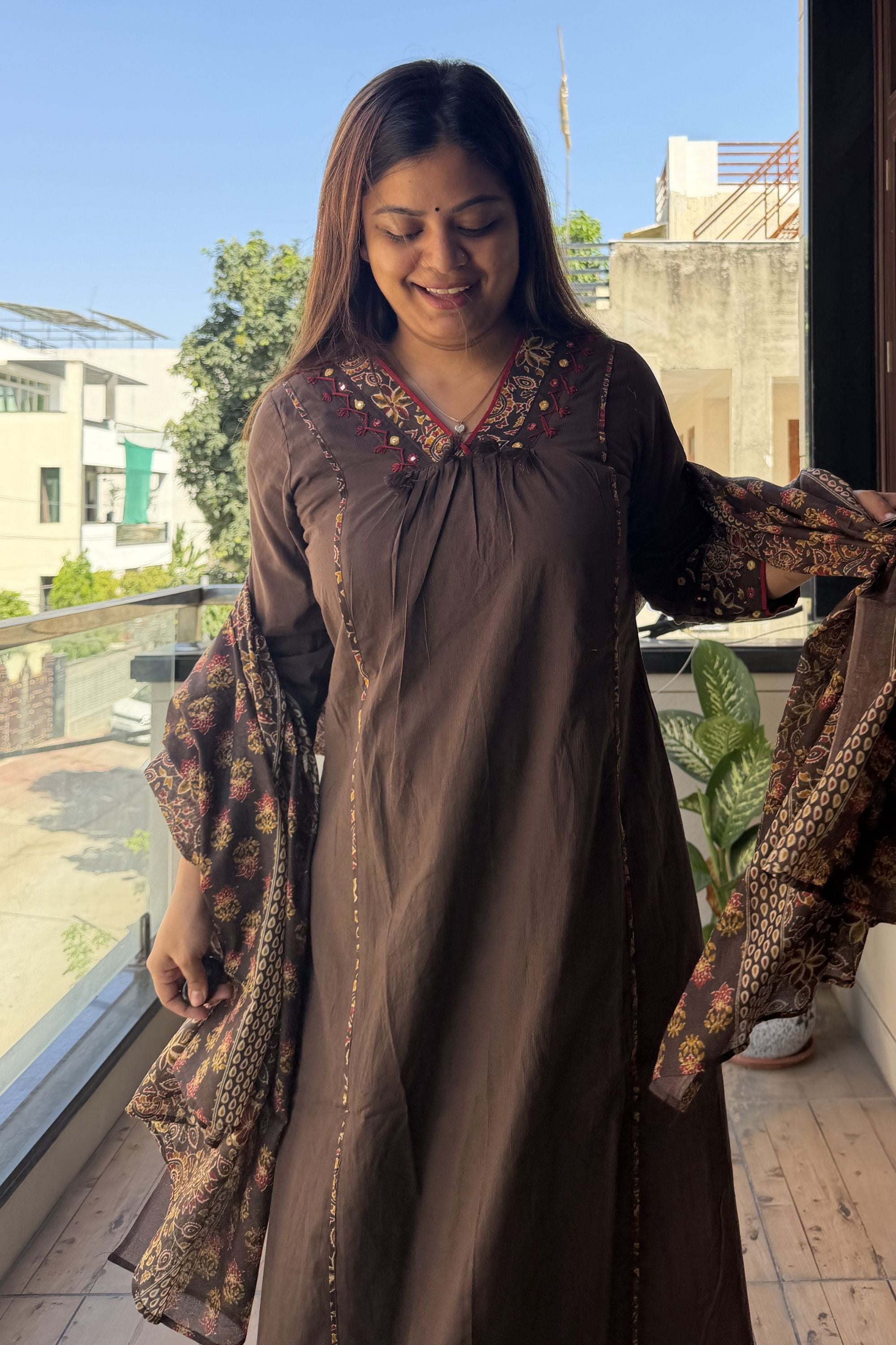 Dupatta Pant Set