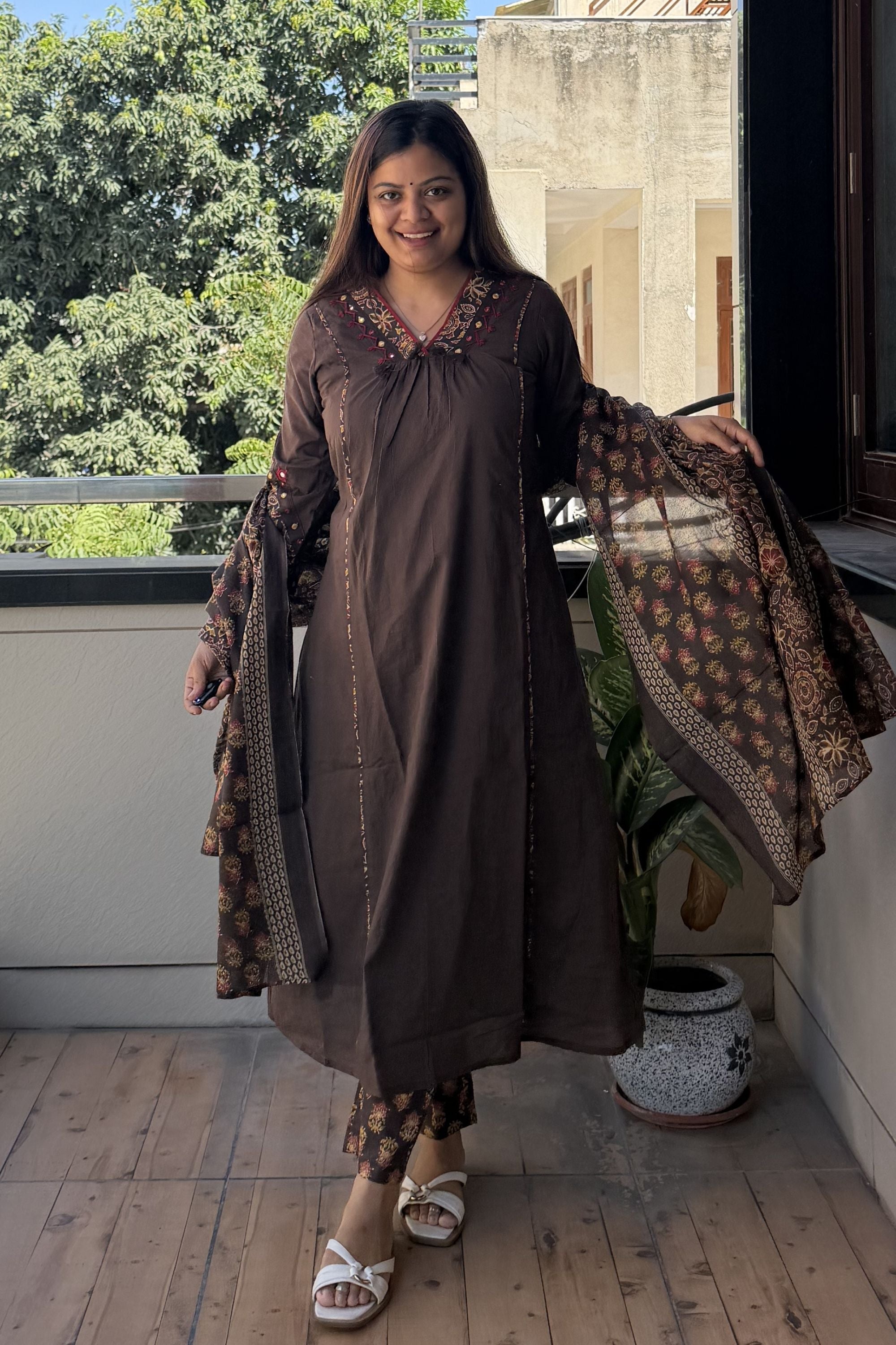 Dupatta Pant Set