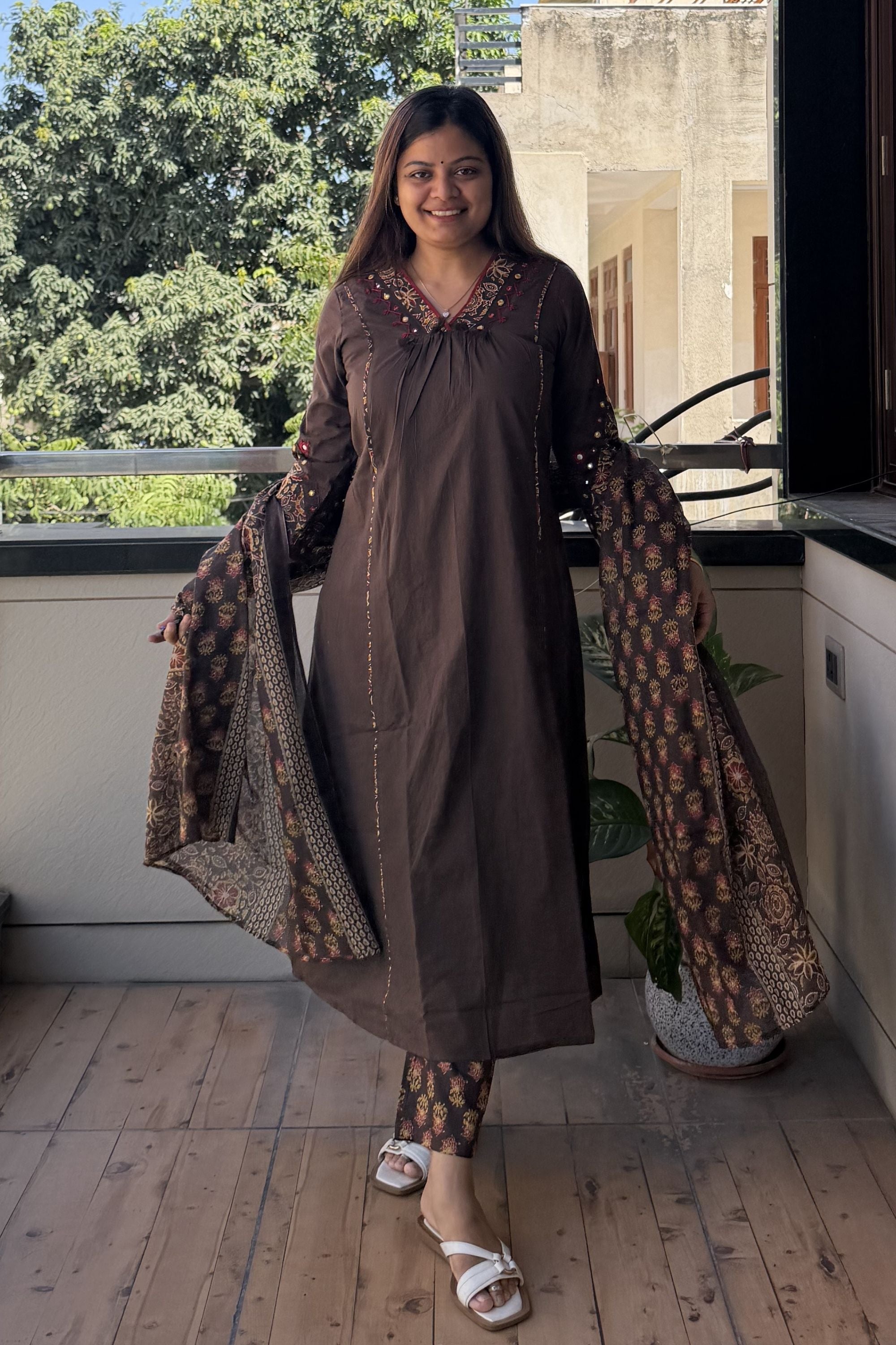 Dupatta Pant Set