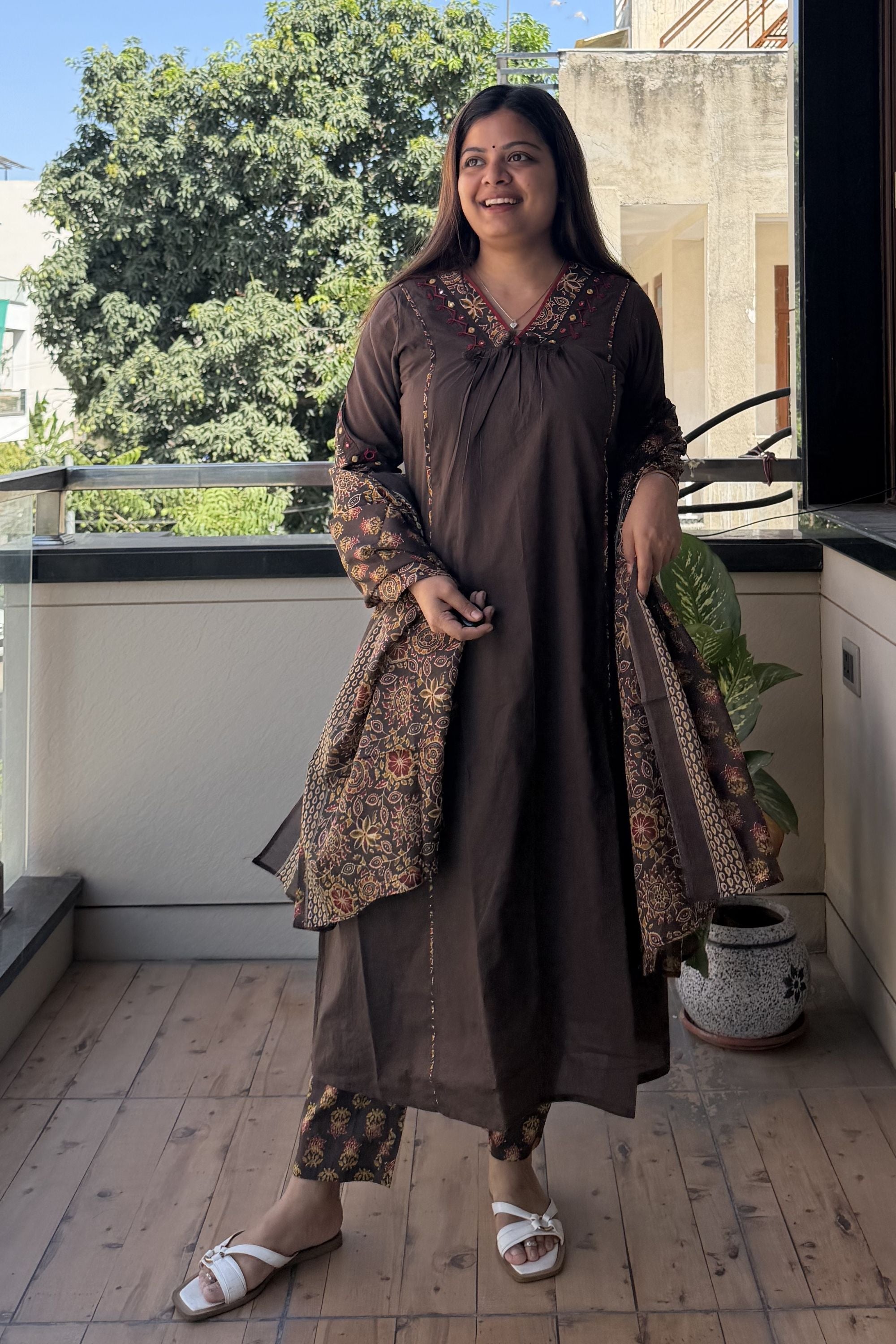 Dupatta Pant Set