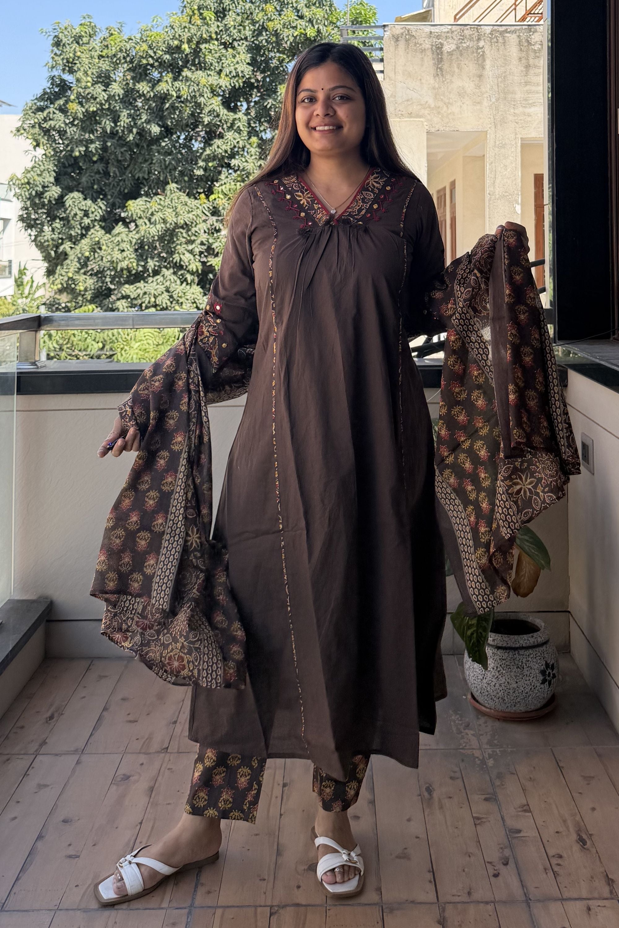 Dupatta Pant Set