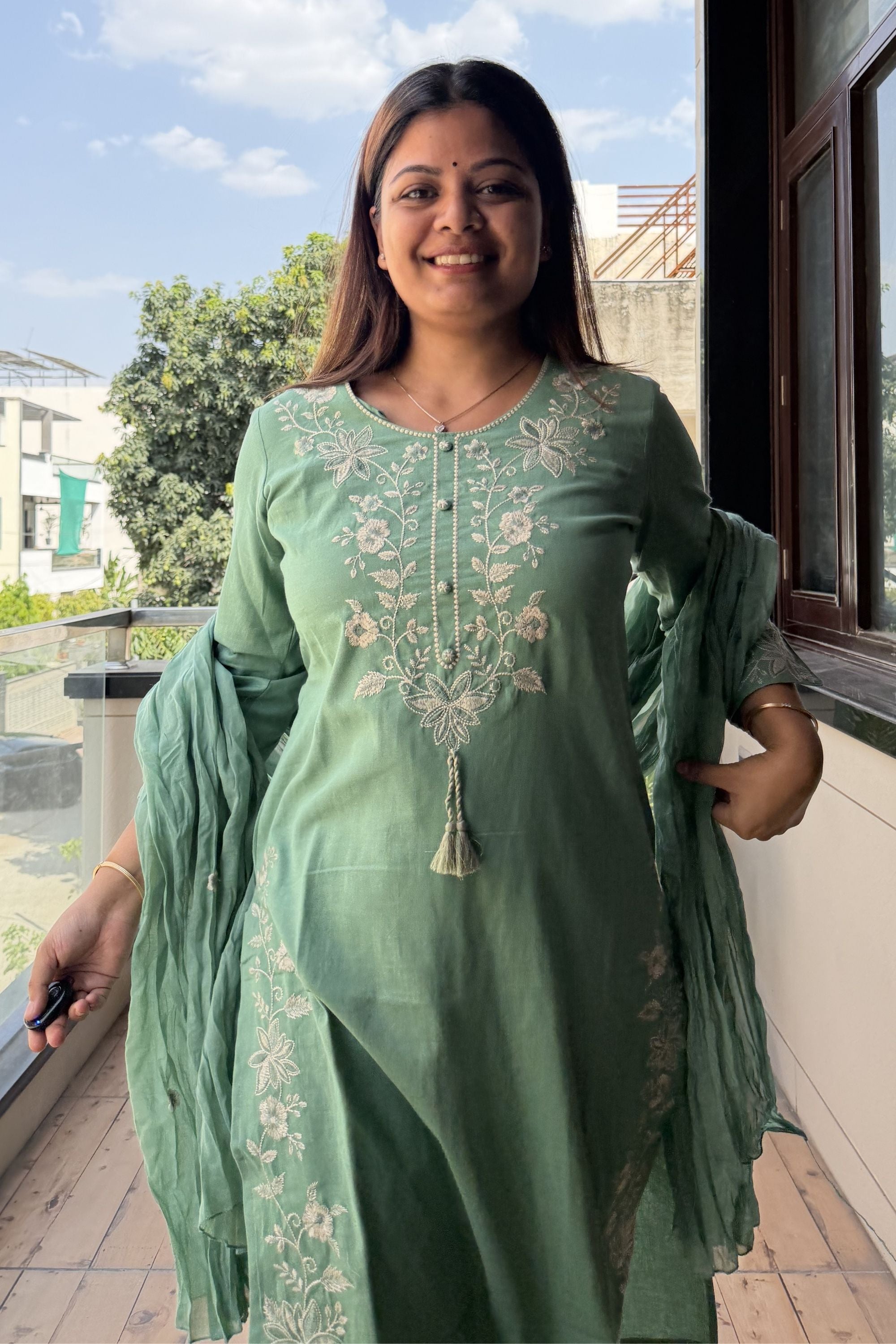 Dupatta Pant Set