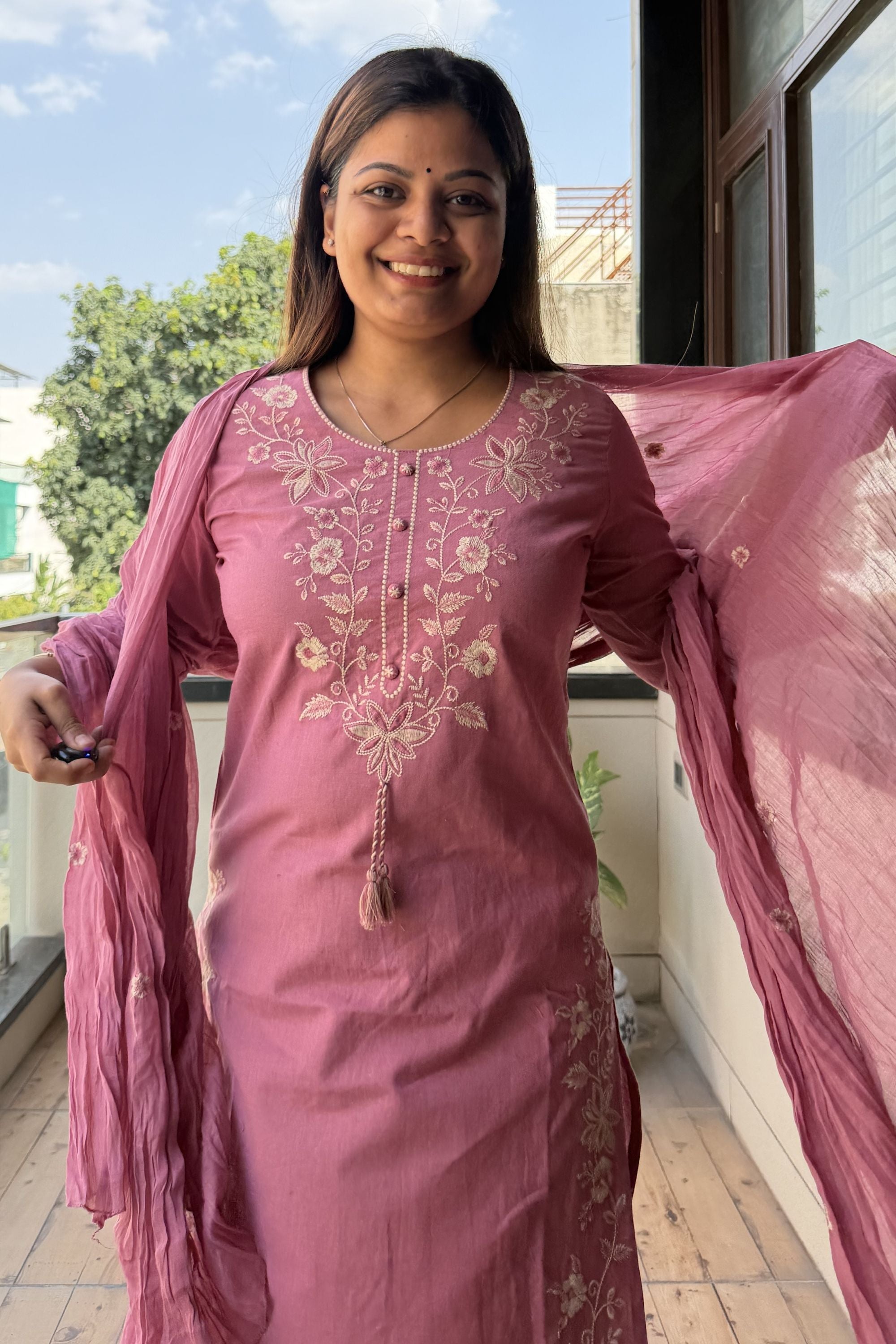 Dupatta Pant Set