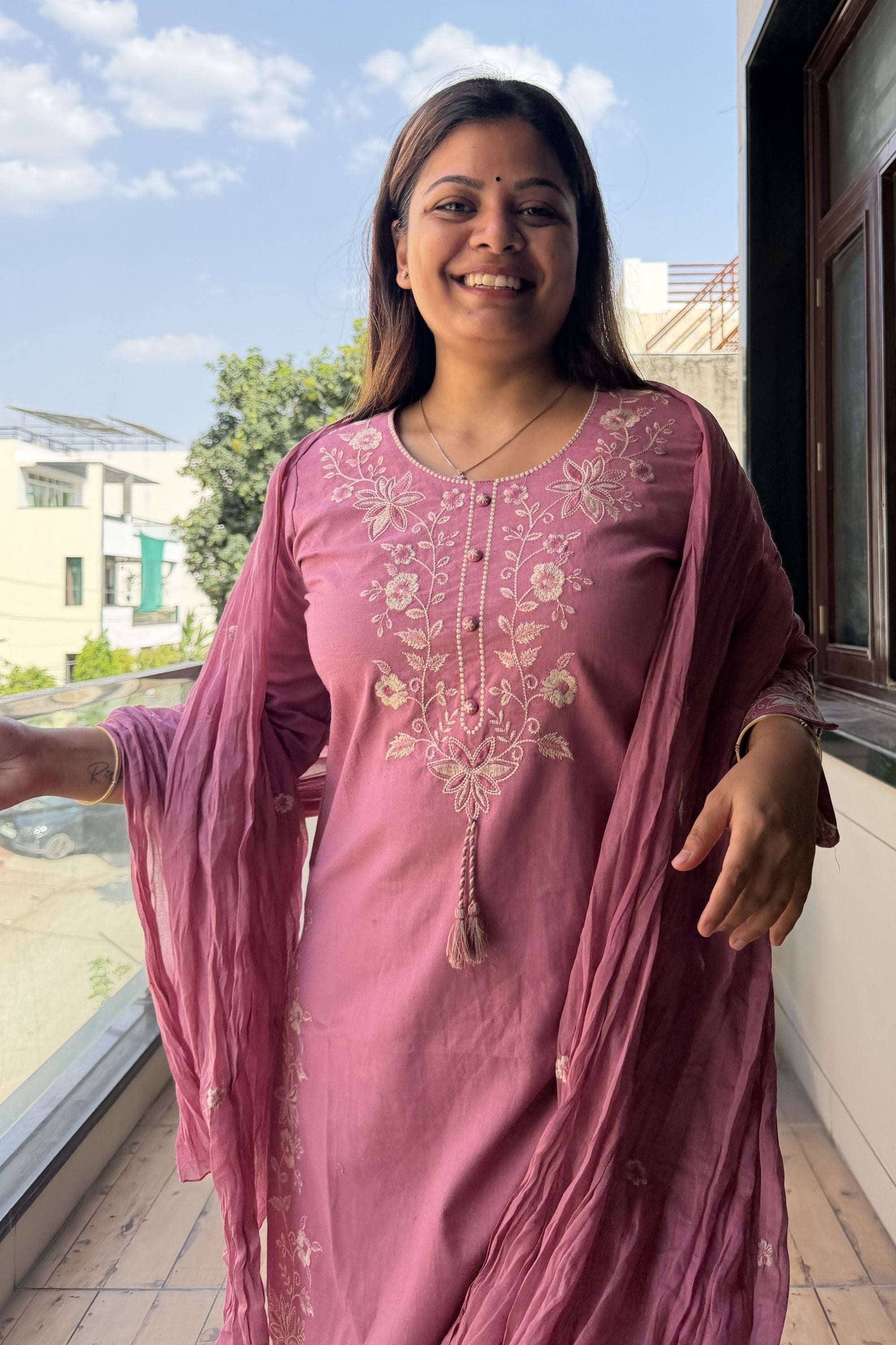 Dupatta Pant Set