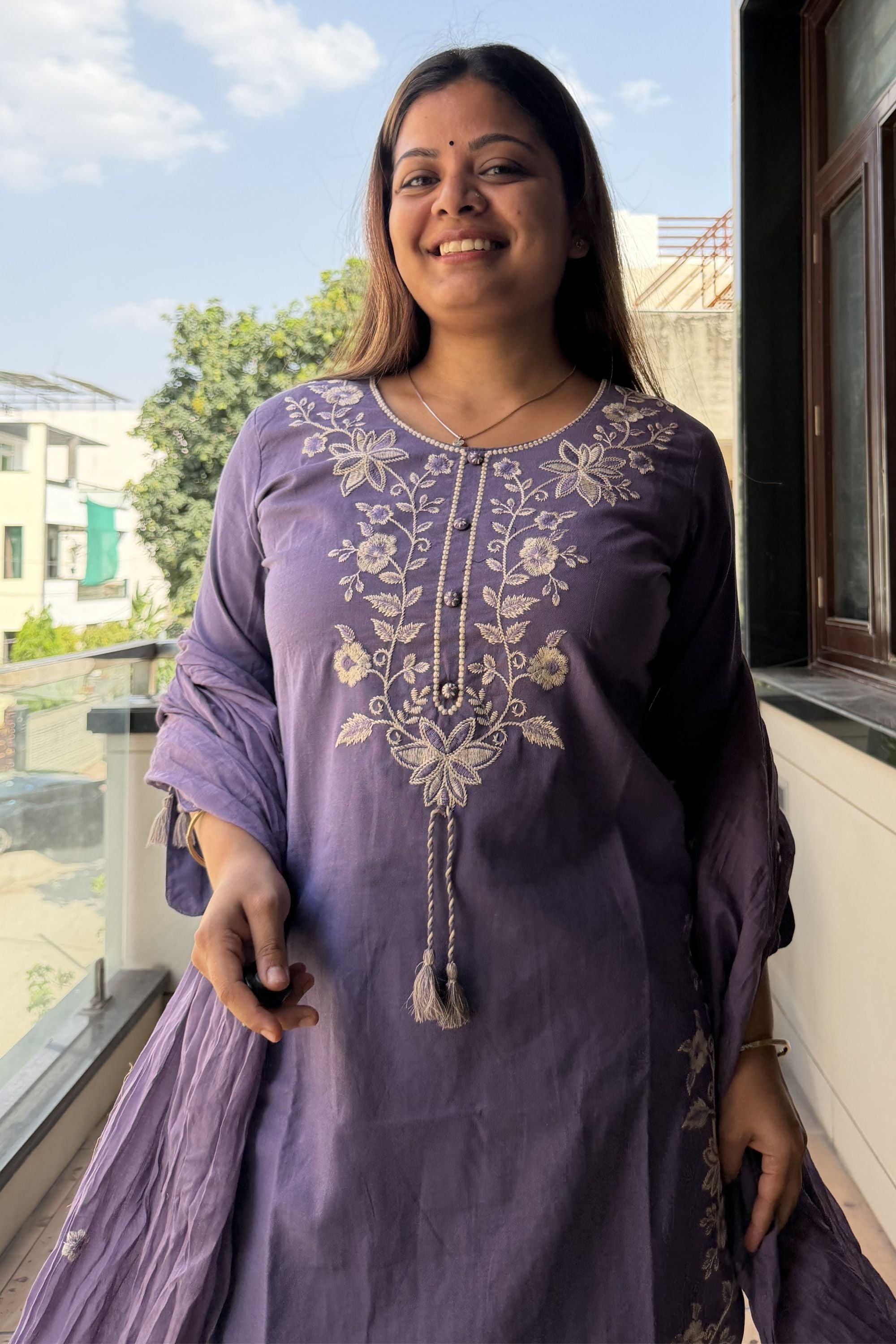 Dupatta Pant Set