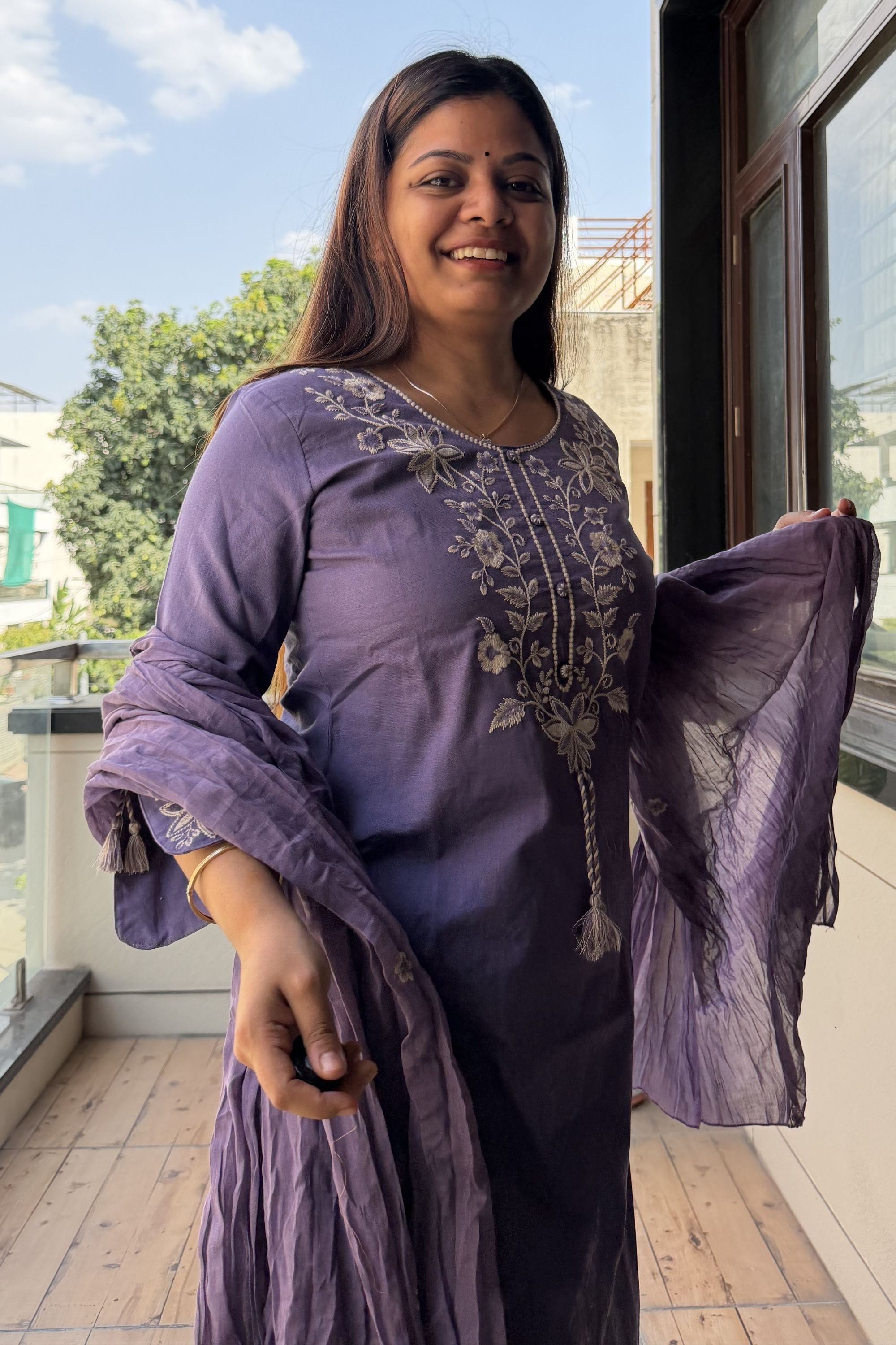 Dupatta Pant Set