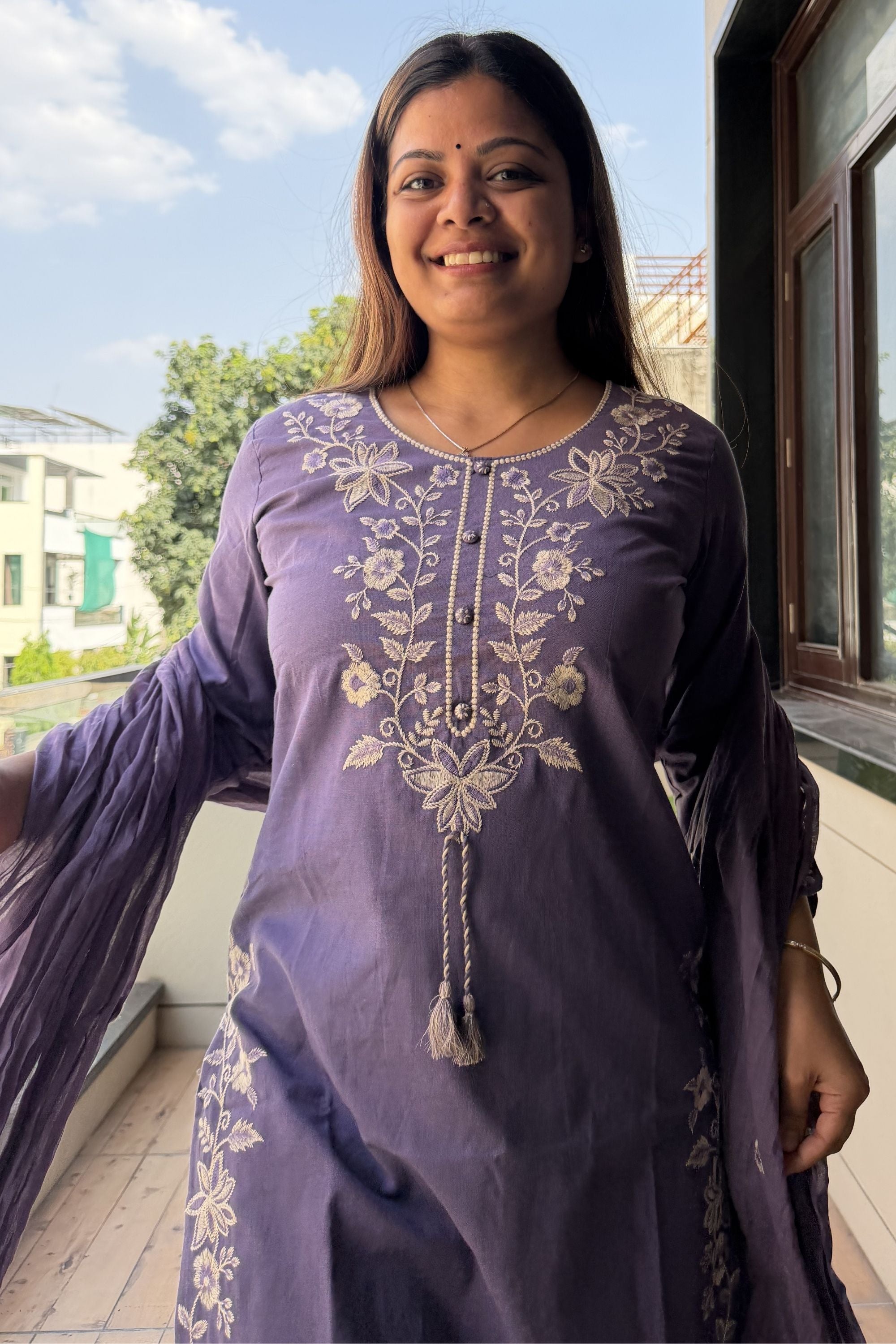 Dupatta Pant Set