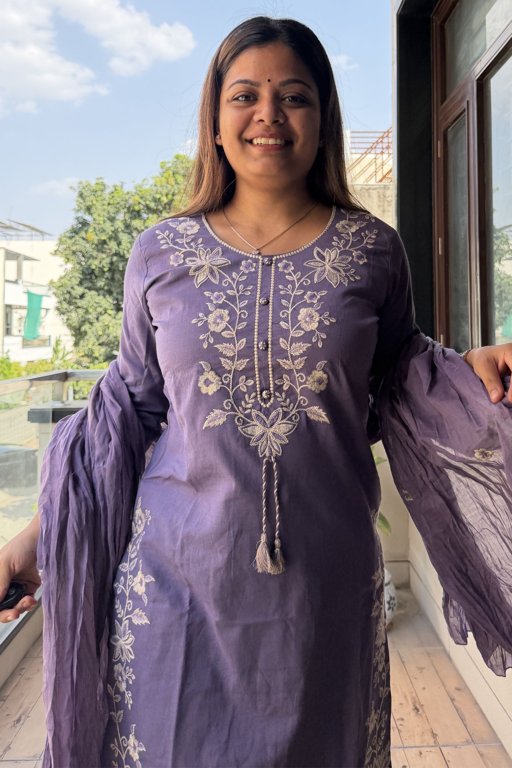 Dupatta Pant Set