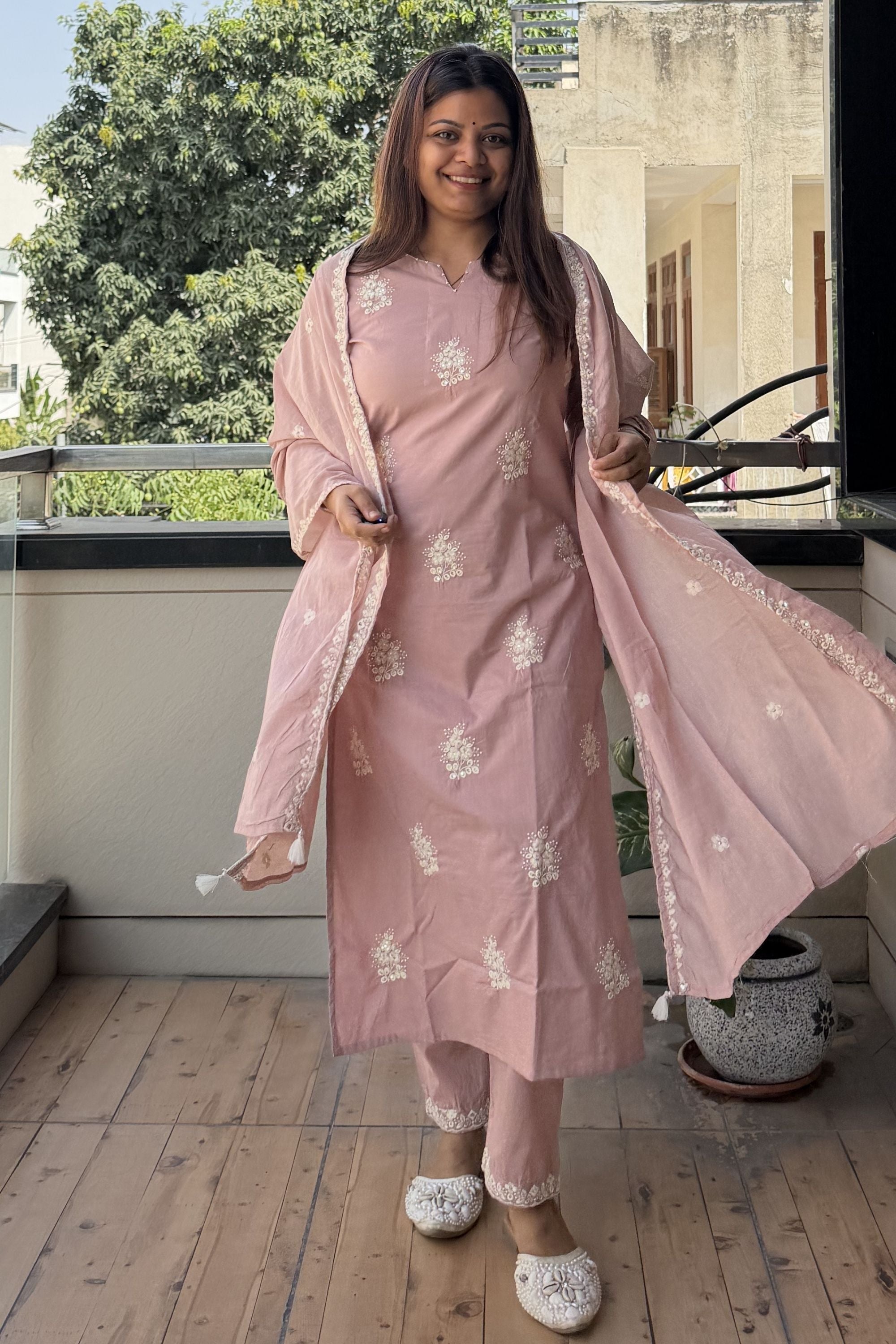 Dupatta Pant Set