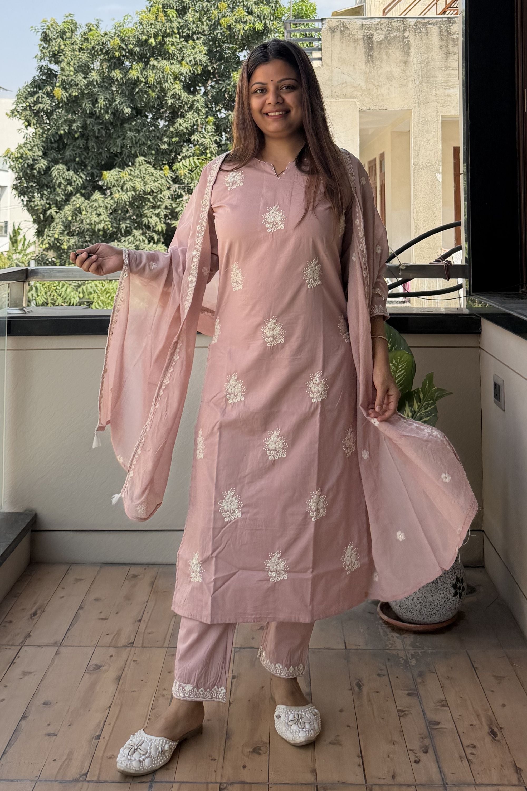 Dupatta Pant Set