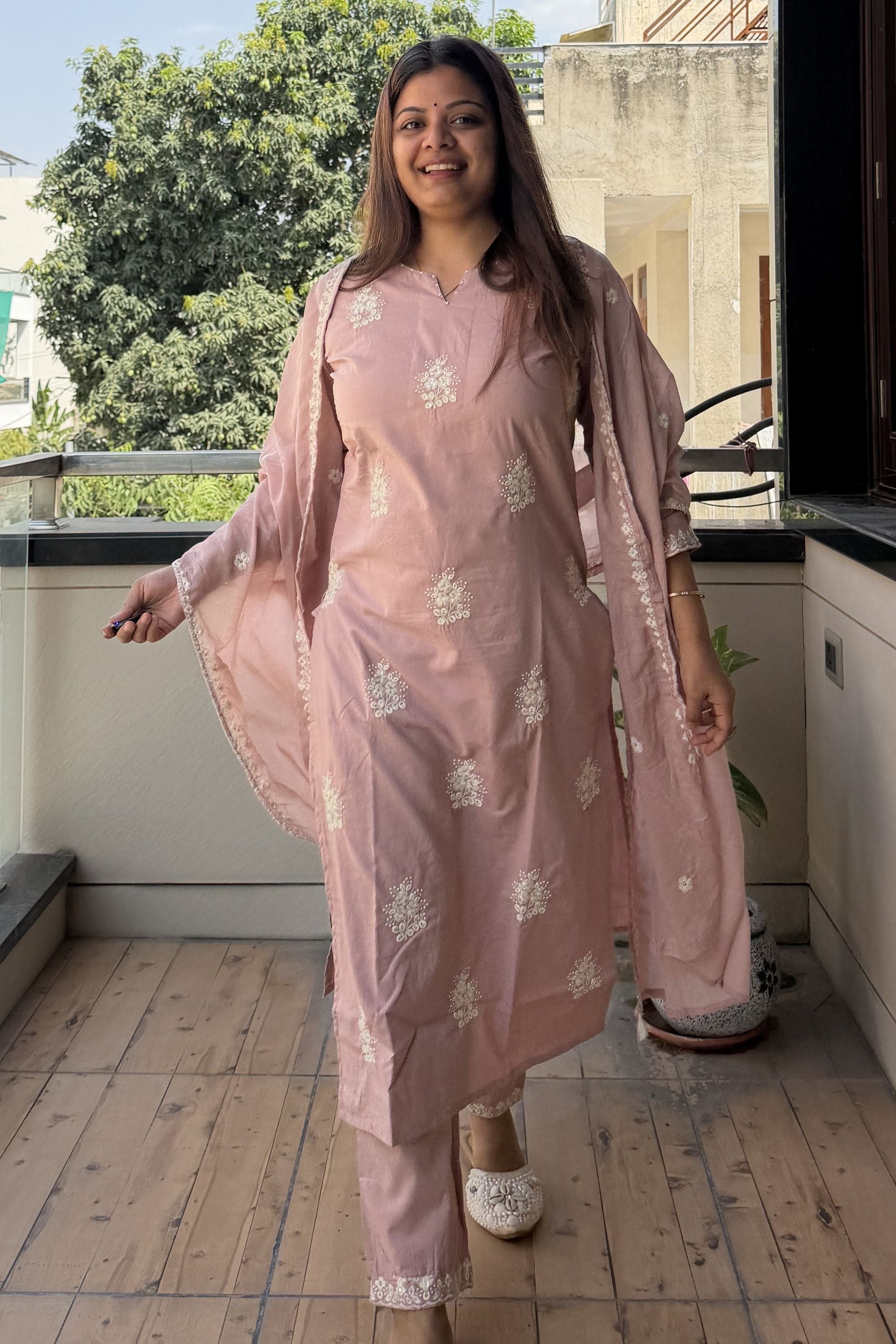 Dupatta Pant Set