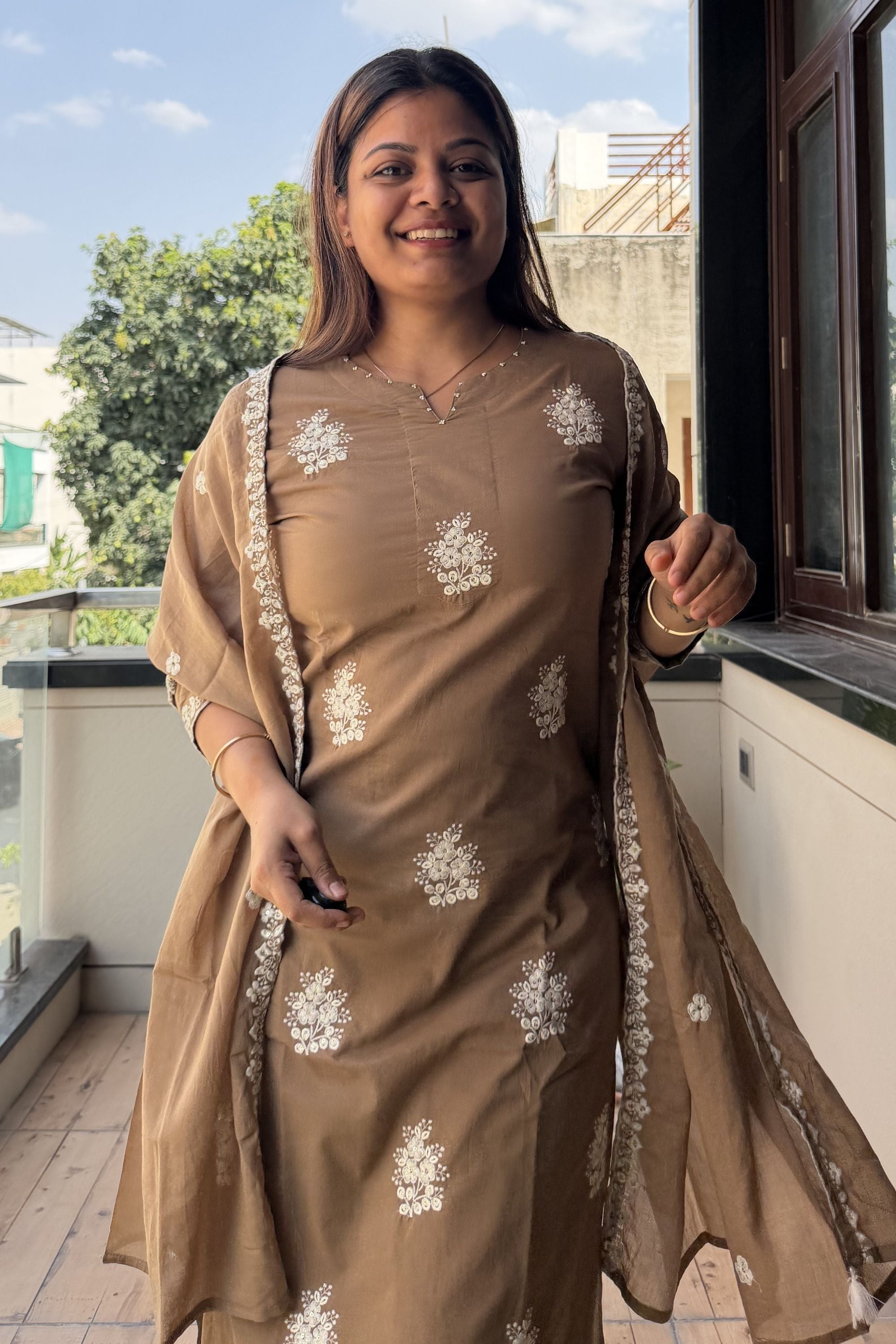 Dupatta Pant Set