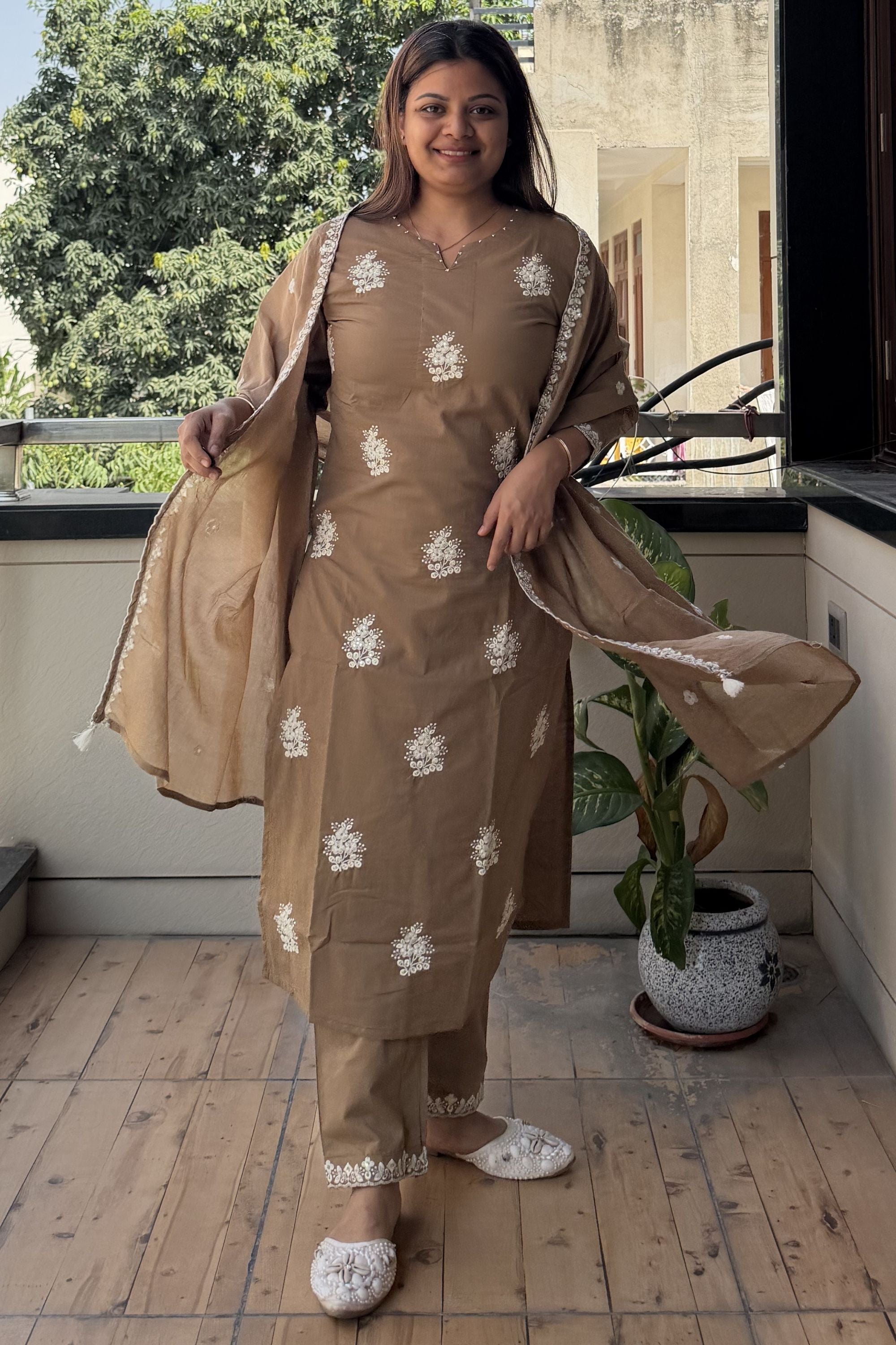 Dupatta Pant Set