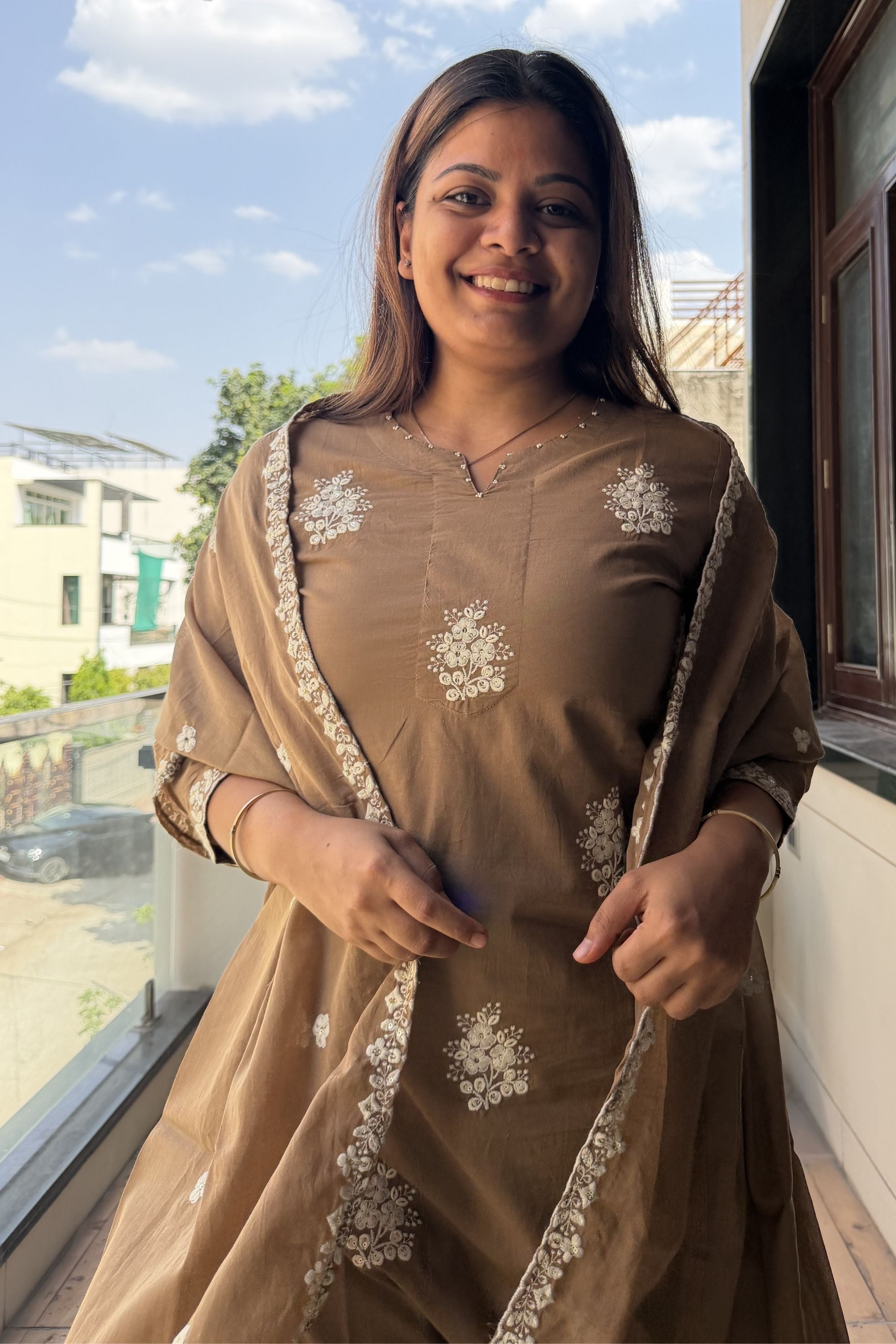 Dupatta Pant Set