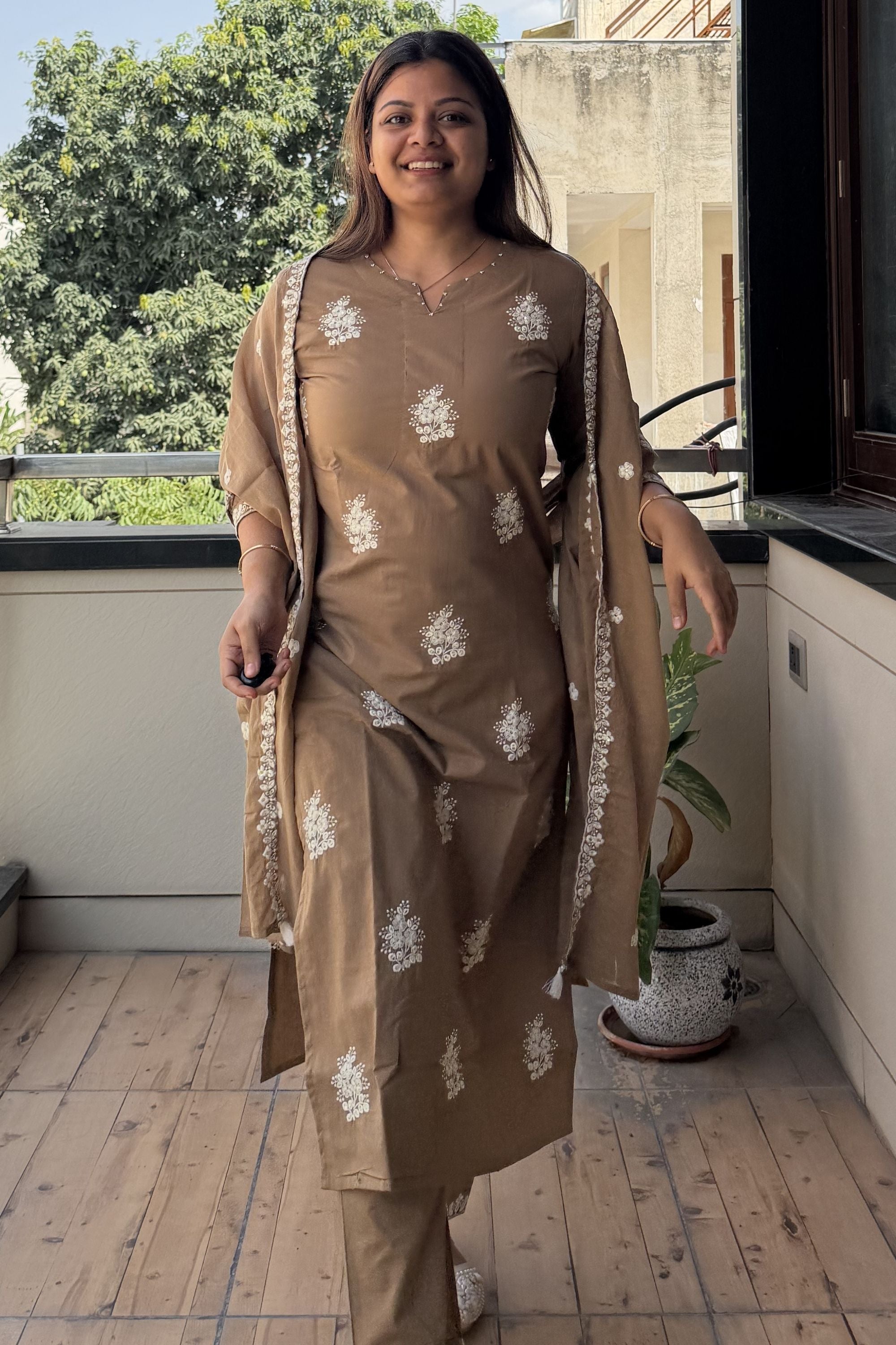 Dupatta Pant Set