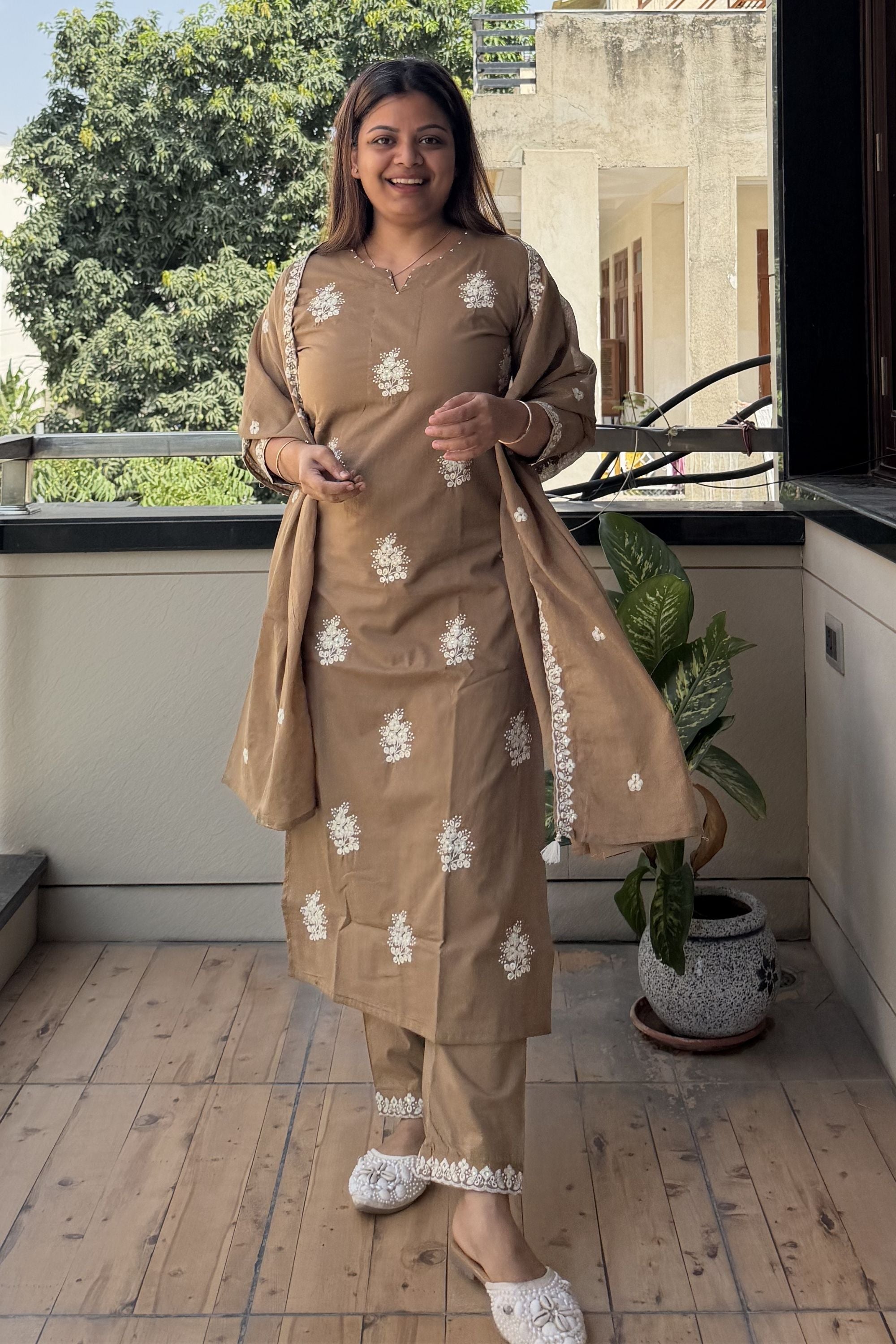 Dupatta Pant Set