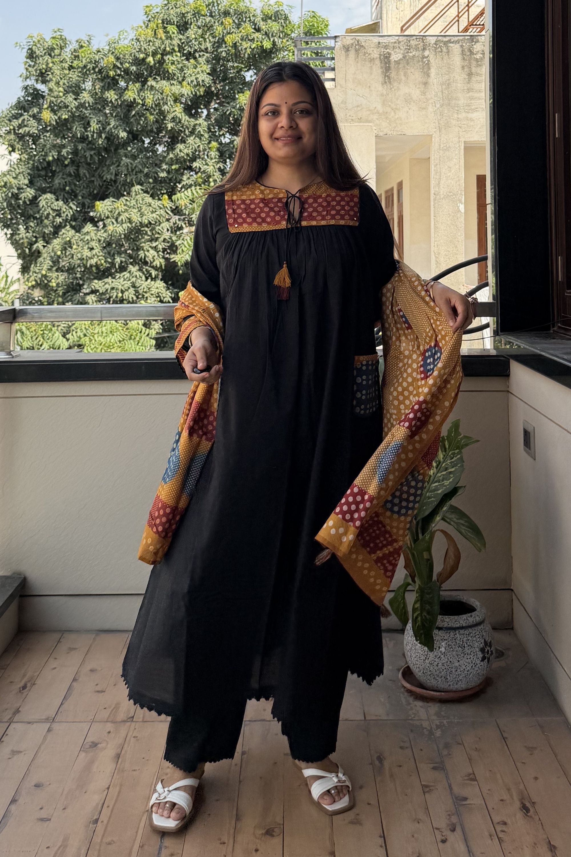Dupatta Pant Set