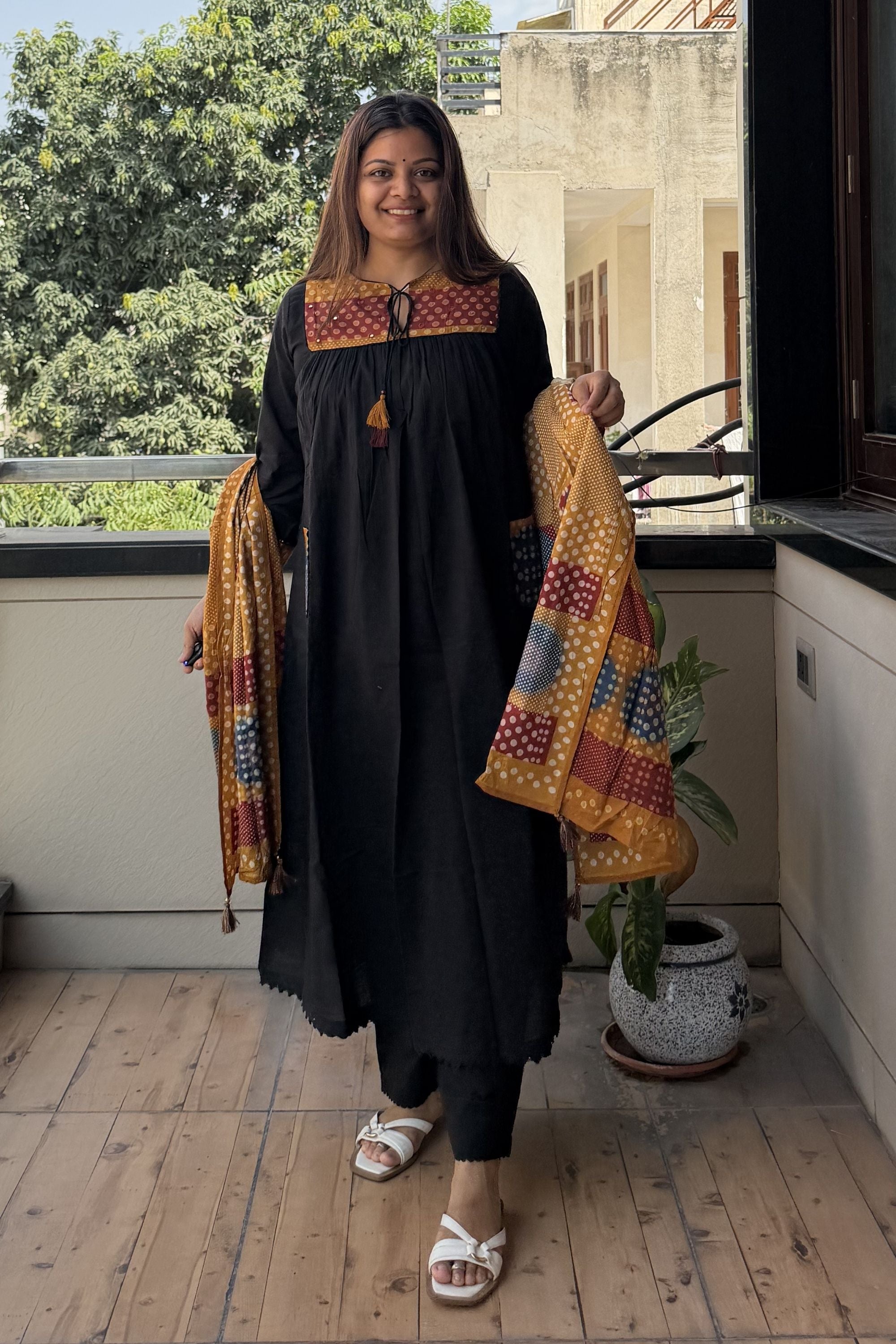 Dupatta Pant Set
