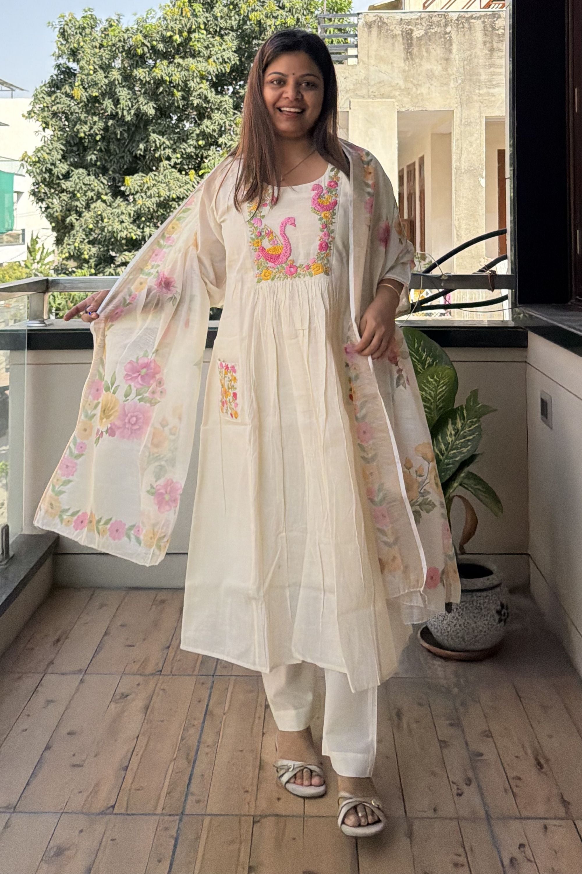 Dupatta Pant Set