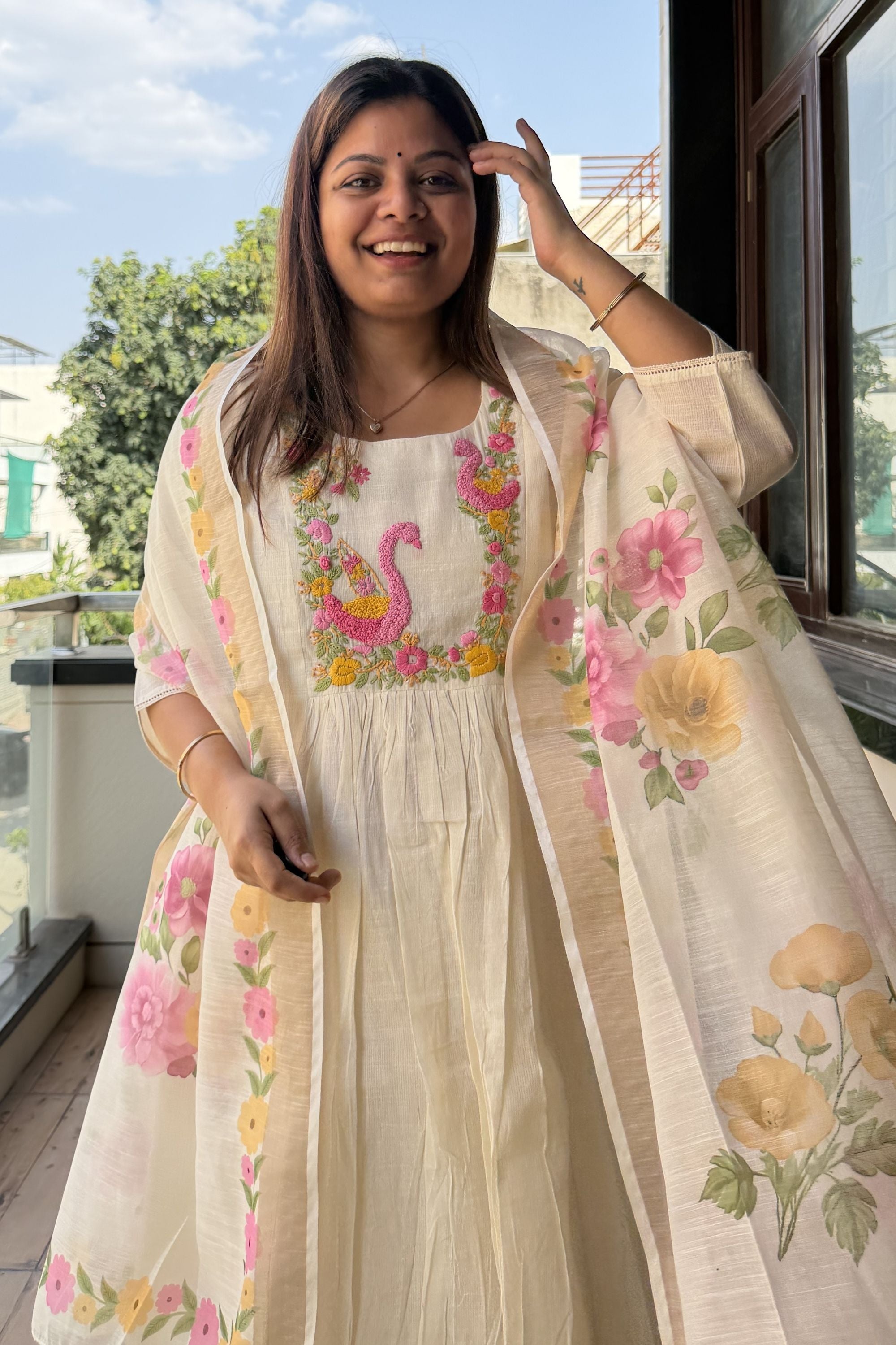 Dupatta Pant Set