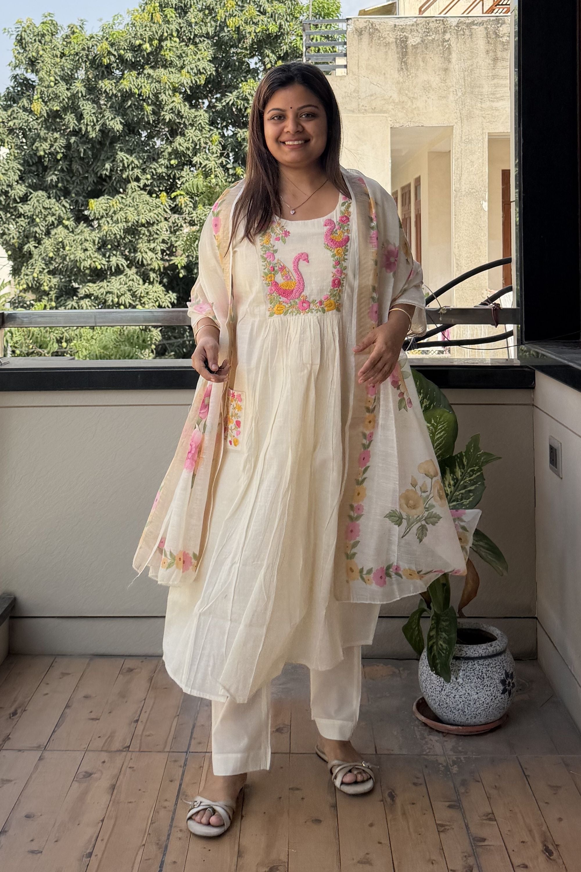 Dupatta Pant Set