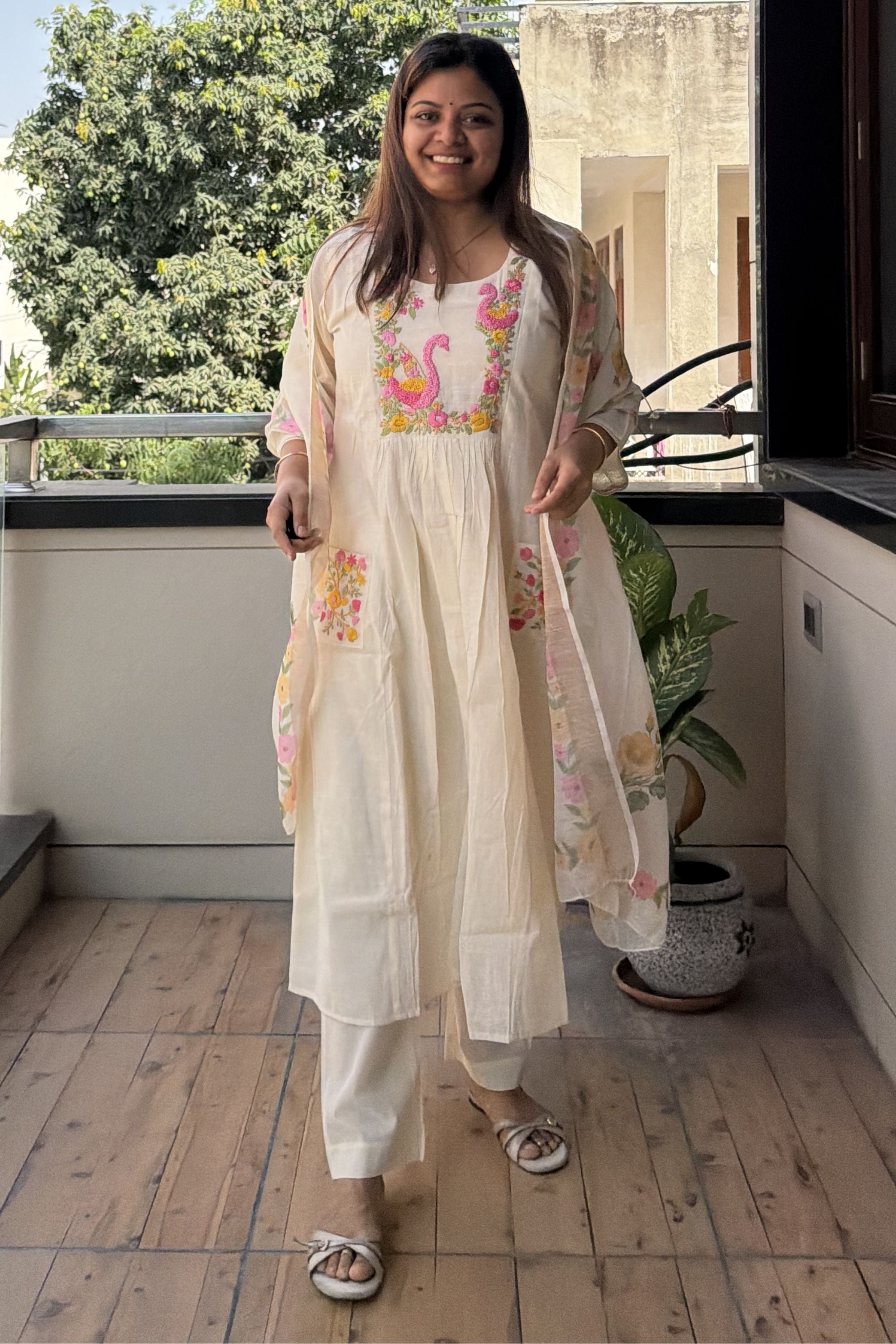 Dupatta Pant Set