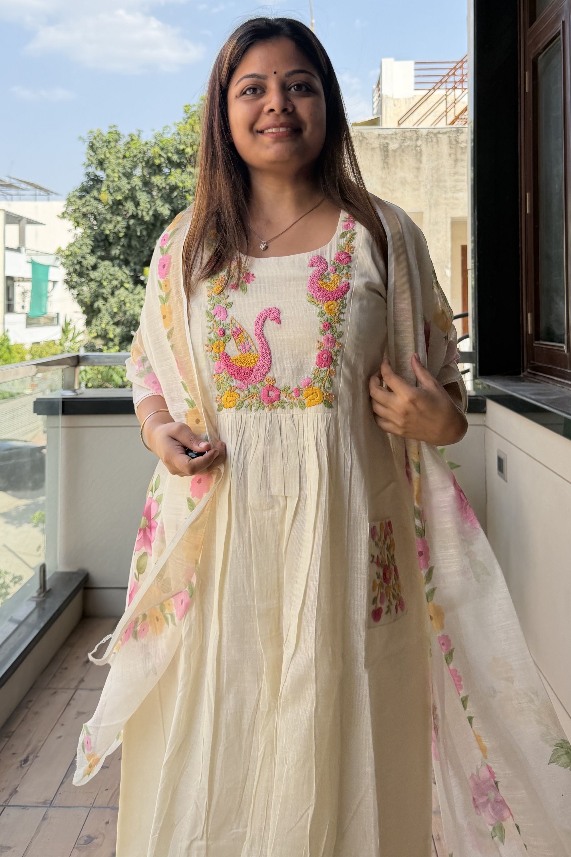 Dupatta Pant Set